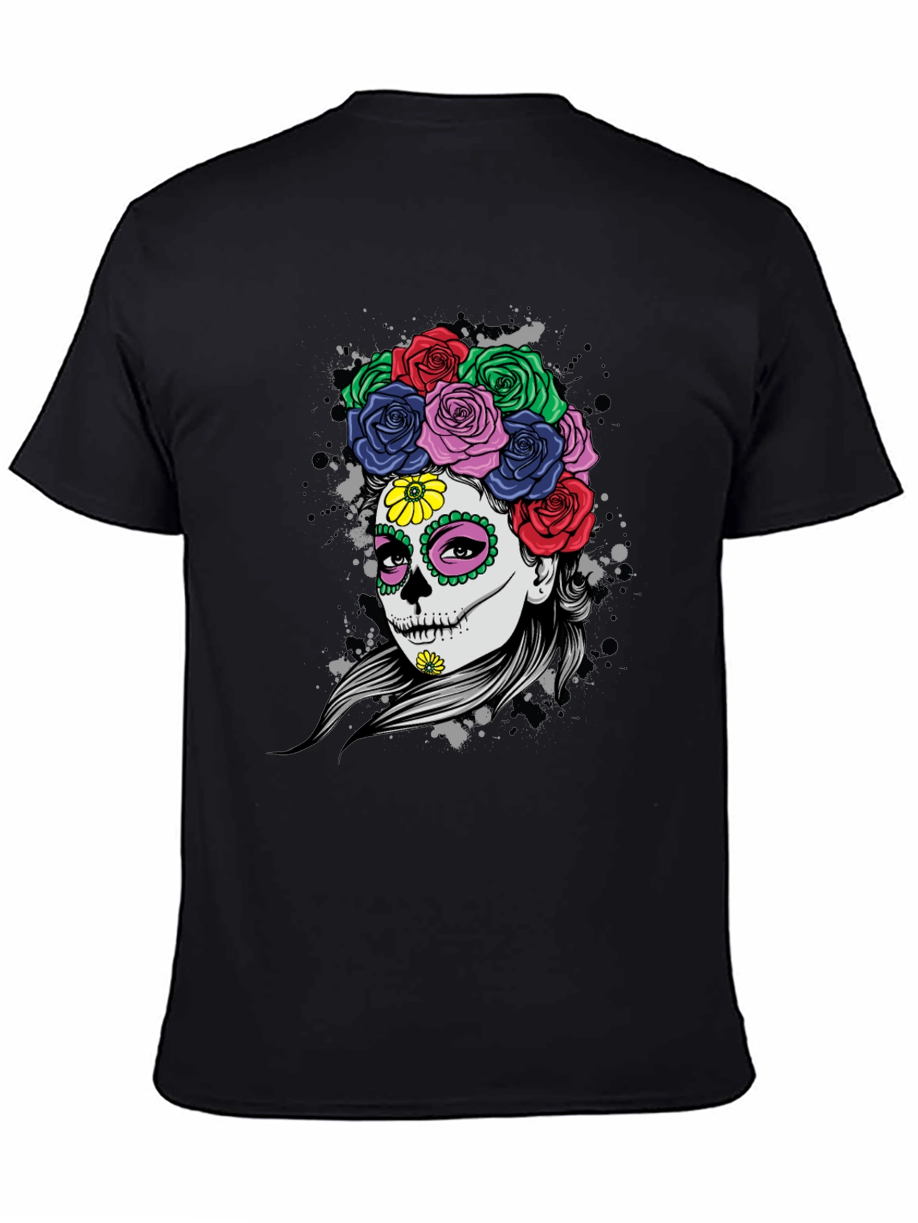 Sugar Skull Floral T-Shirt