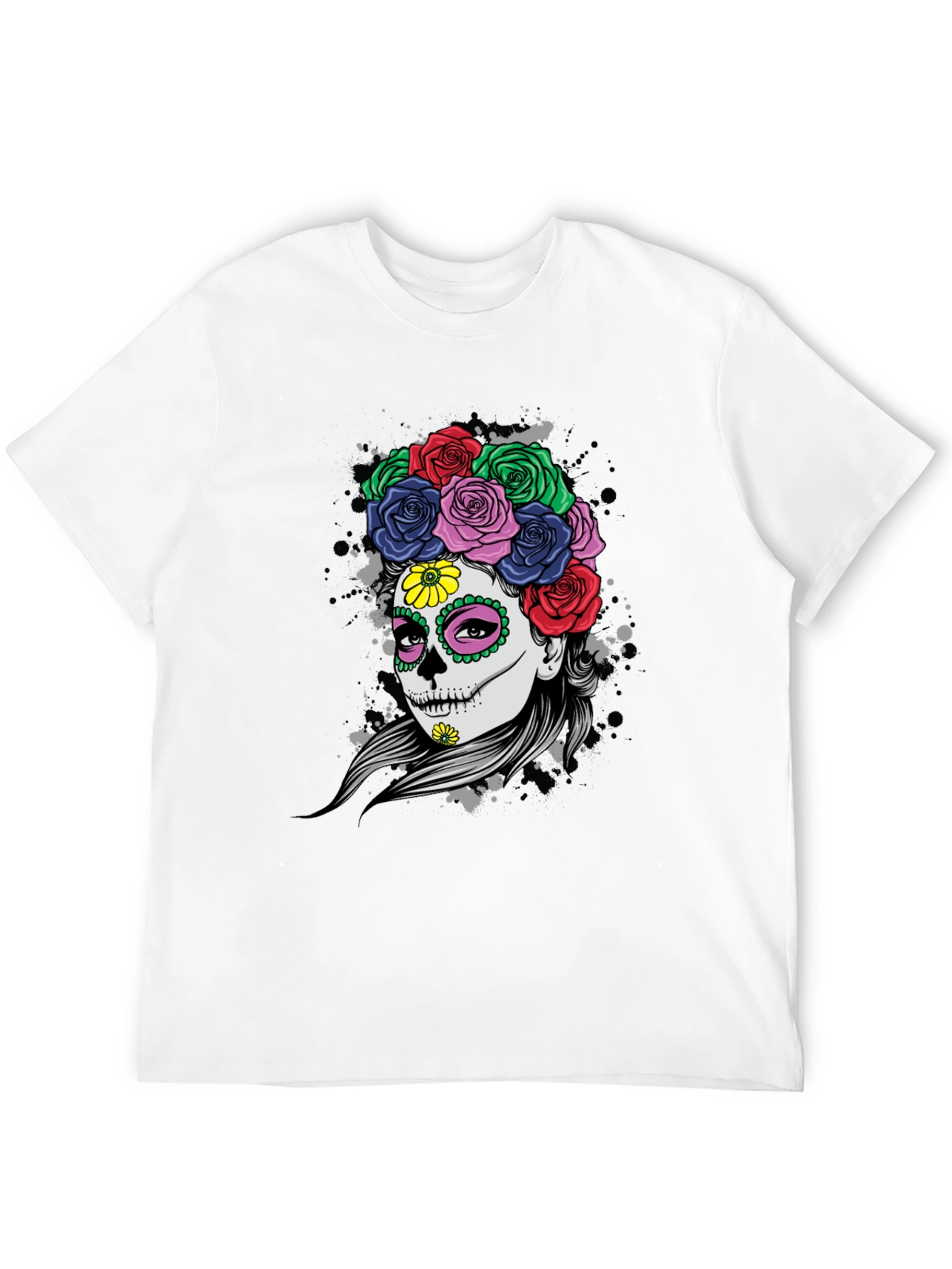 Sugar Skull Floral T-Shirt