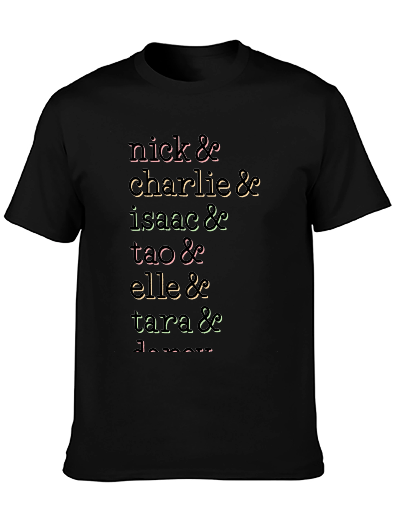 Heartstopper Names Graphic Tee