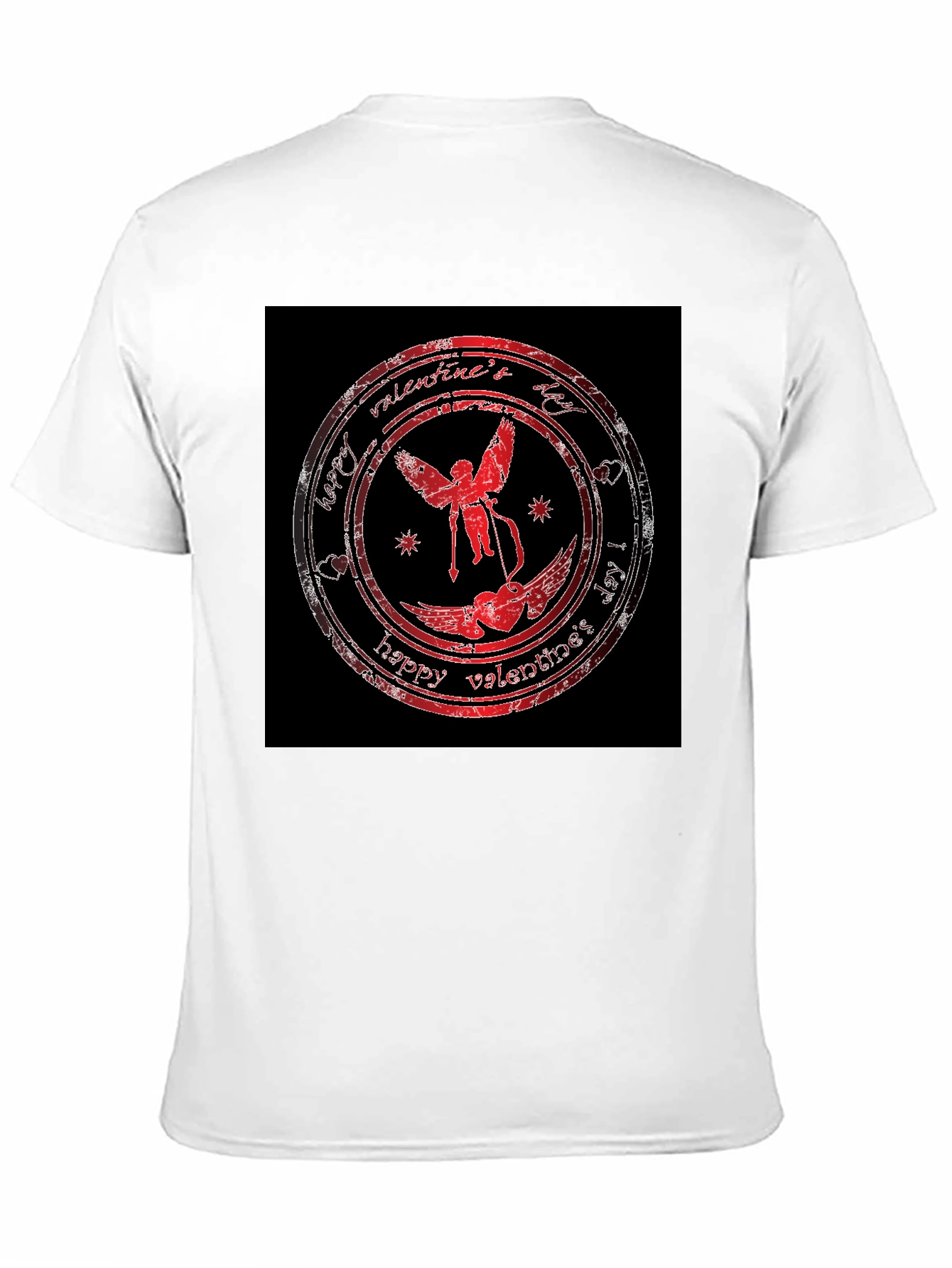 Valentines Day Cupid T-Shirt - Black