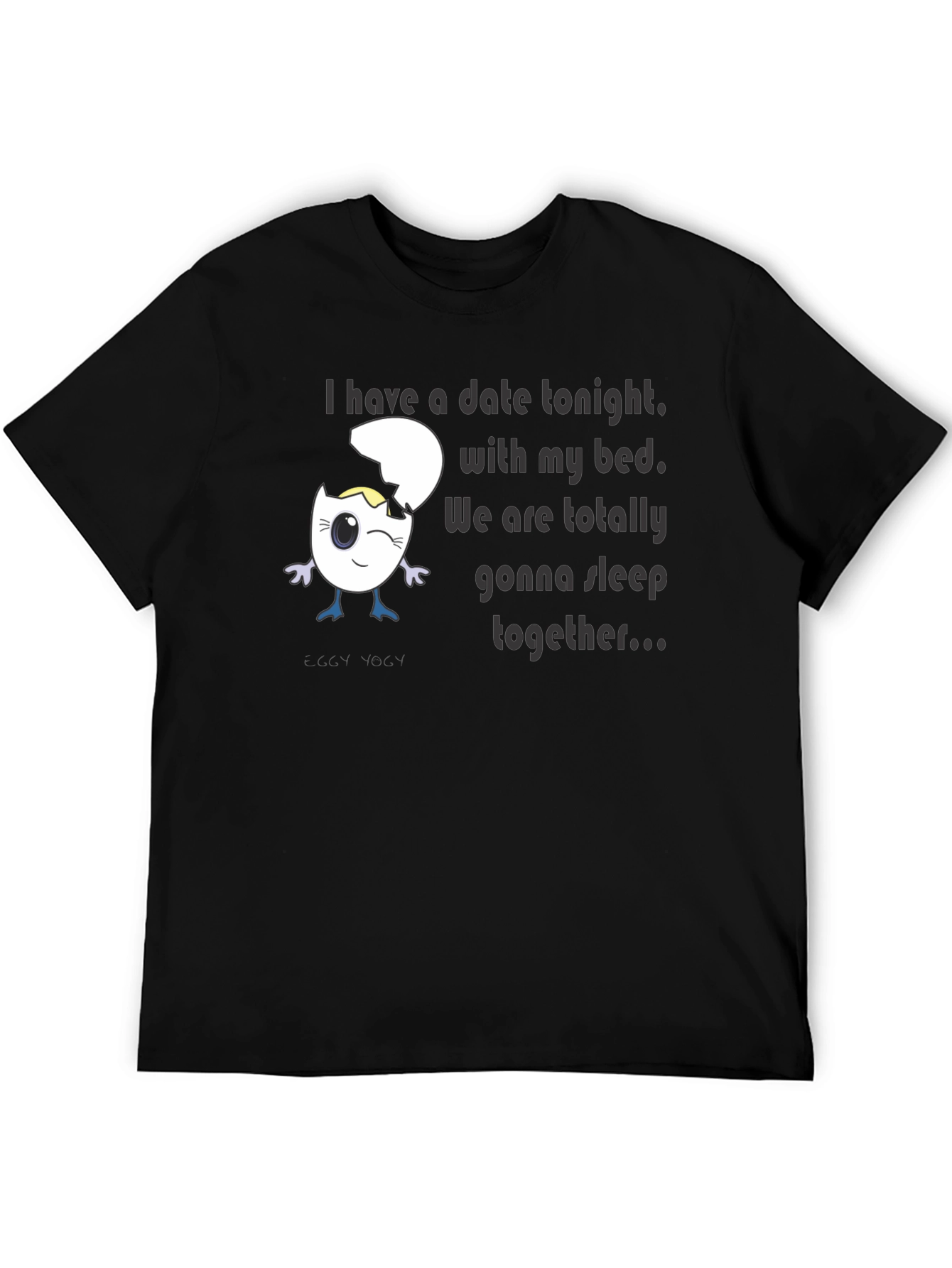 Funny Egg Bed Date T-Shirt