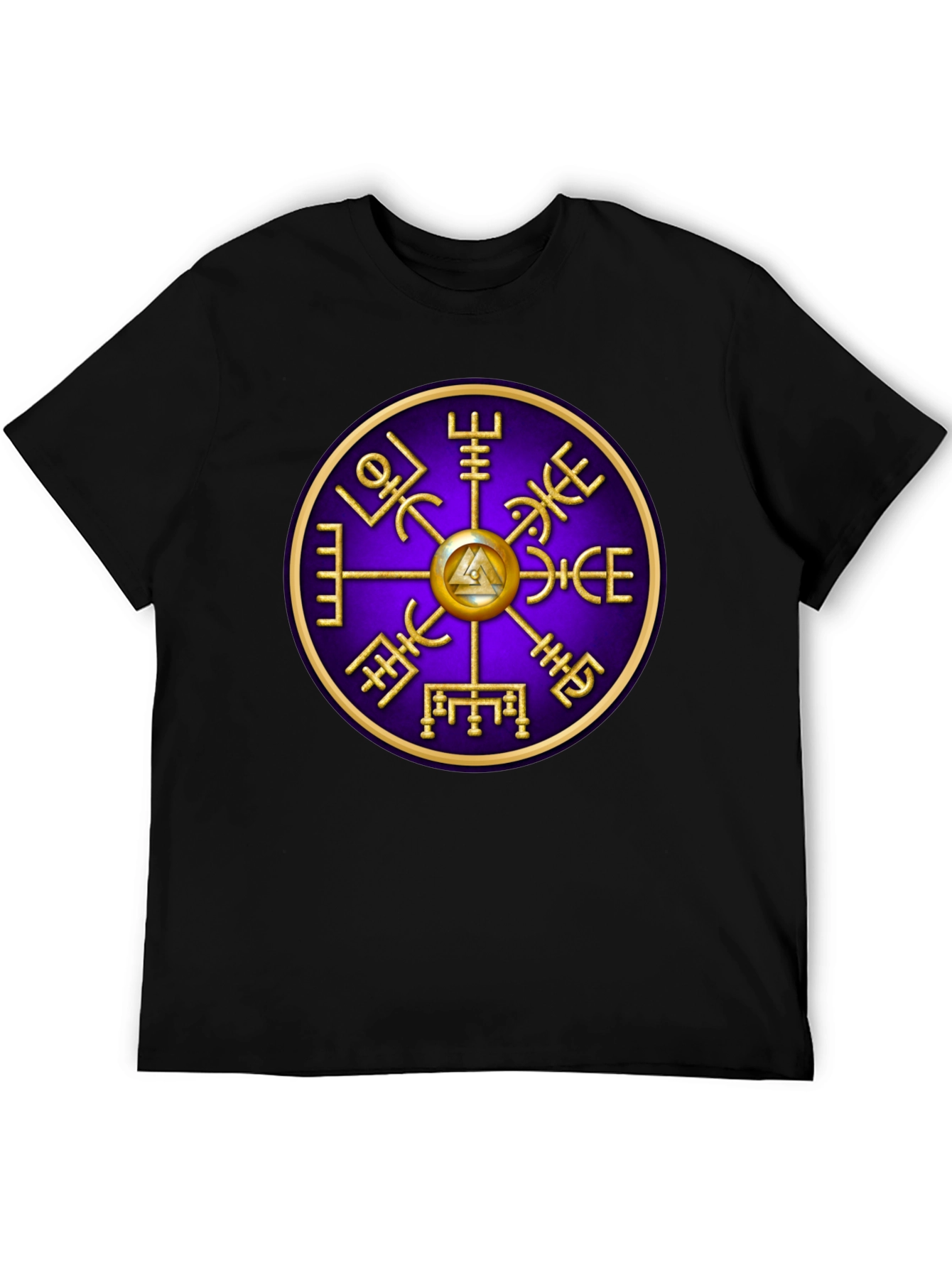 Viking Compass Black T-Shirt