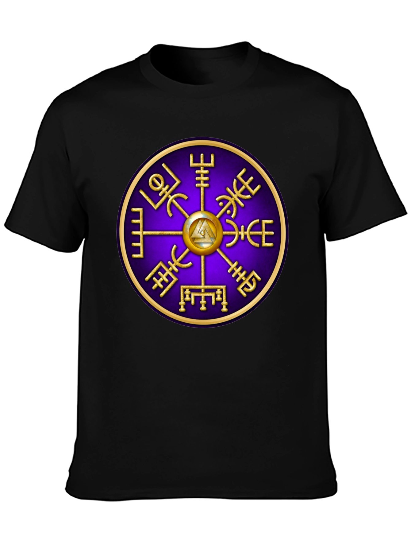 Viking Compass Black T-Shirt