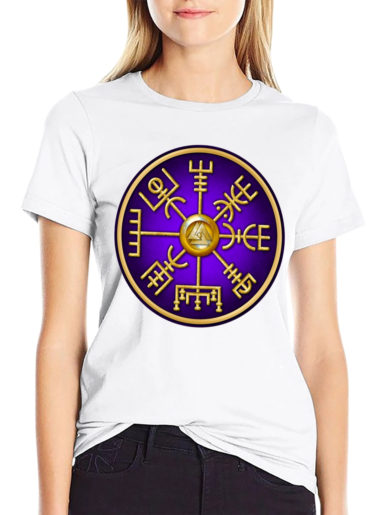 Viking Compass Black T-Shirt