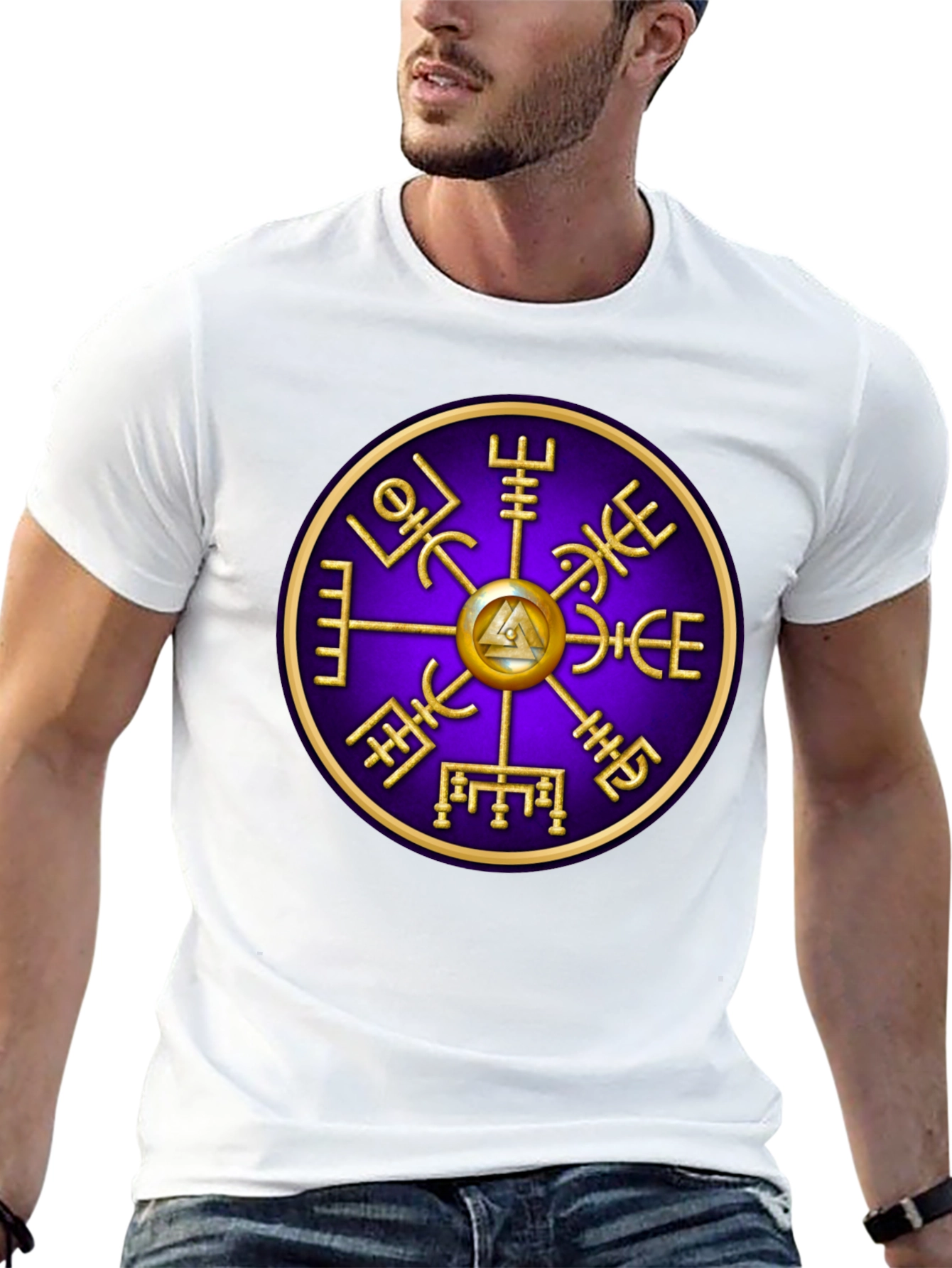 Viking Compass Black T-Shirt