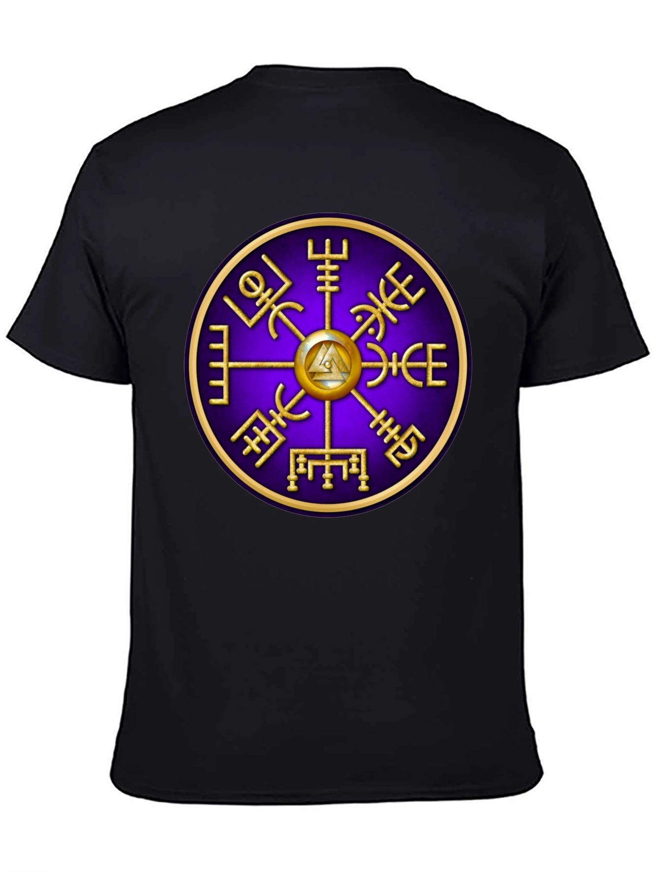 Viking Compass Black T-Shirt