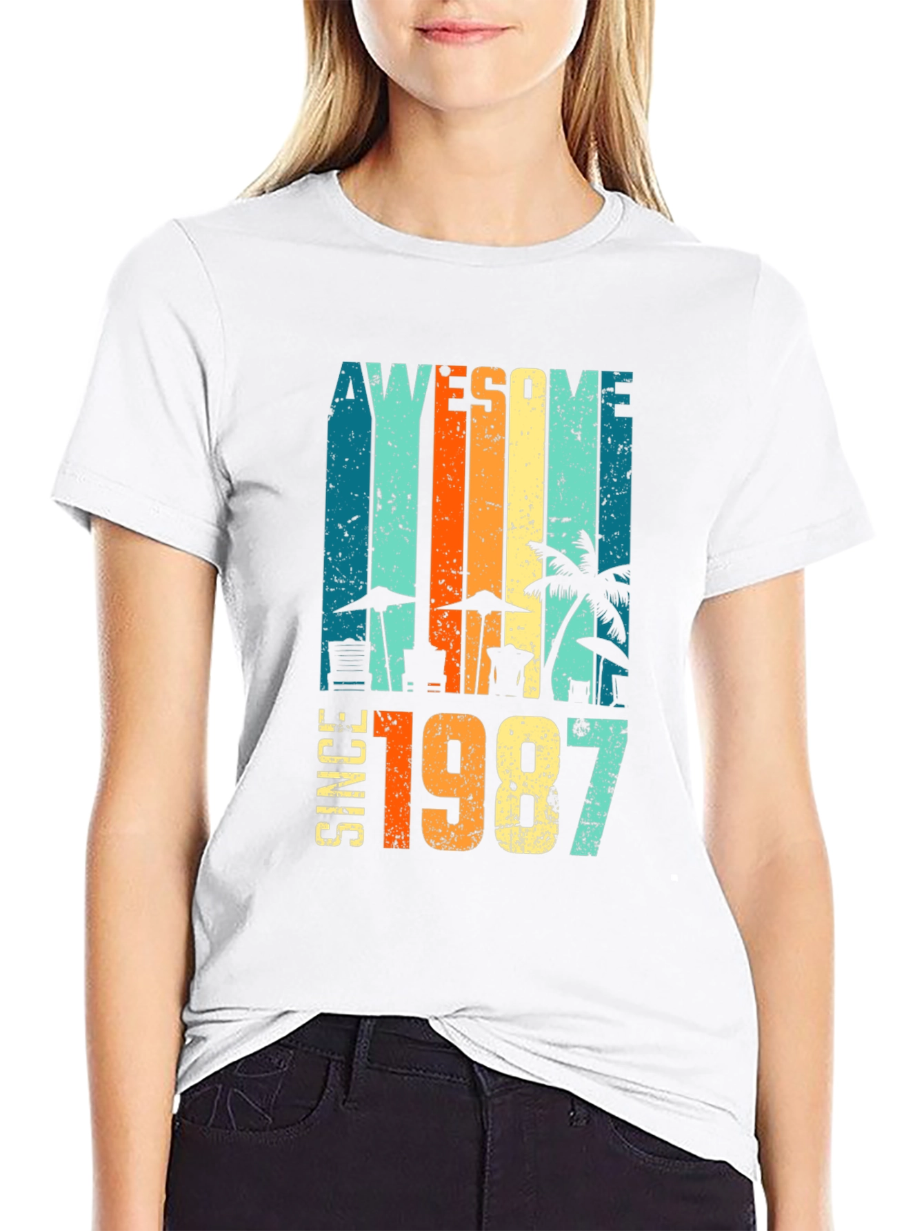Awesome Since 1987 Retro Graphic Tee