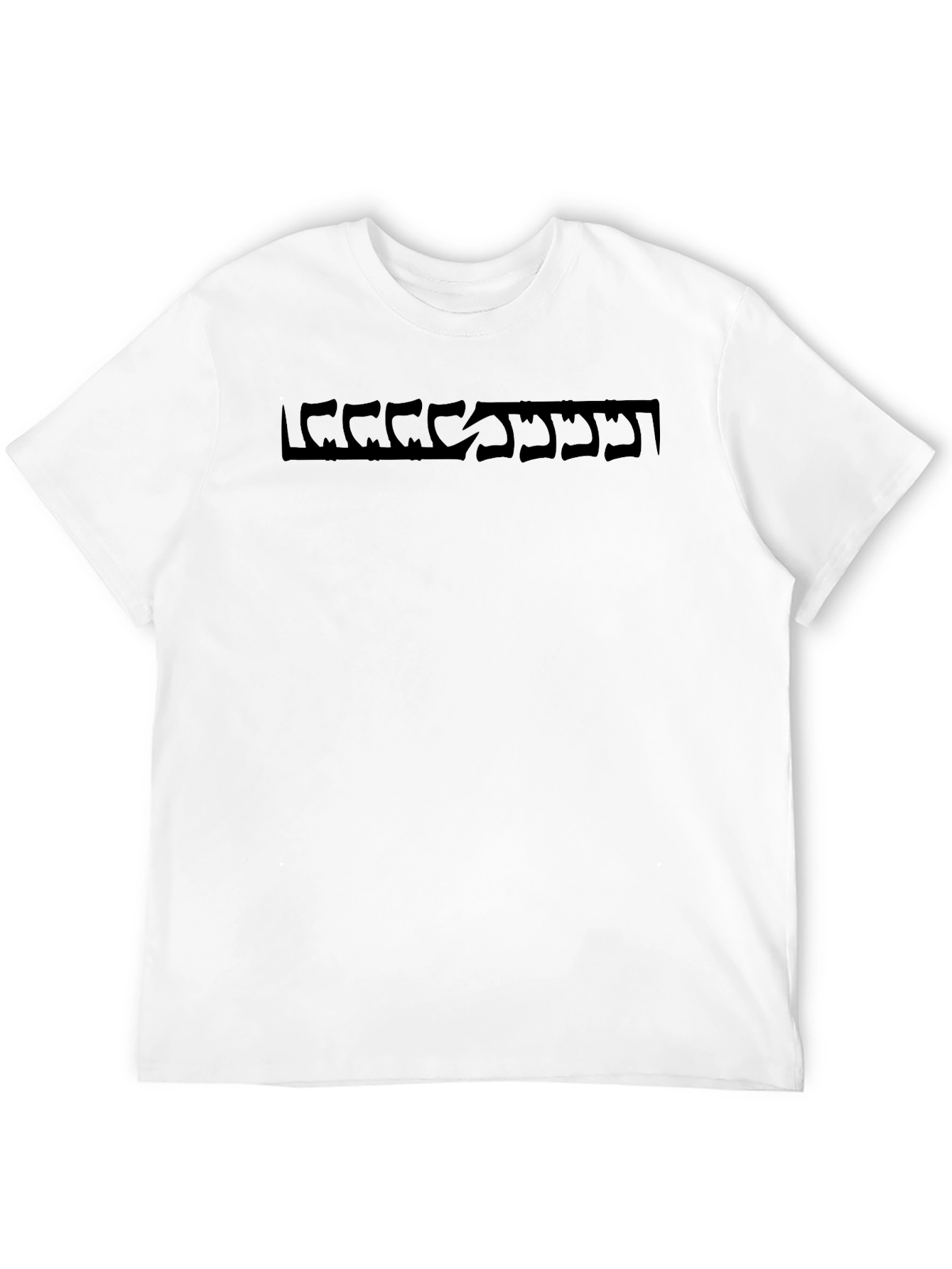Mens Black Graphic Print T-Shirt - Urban Style