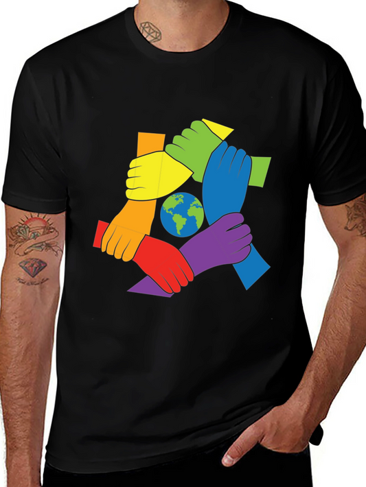 Unity Hands Earth Graphic Tee
