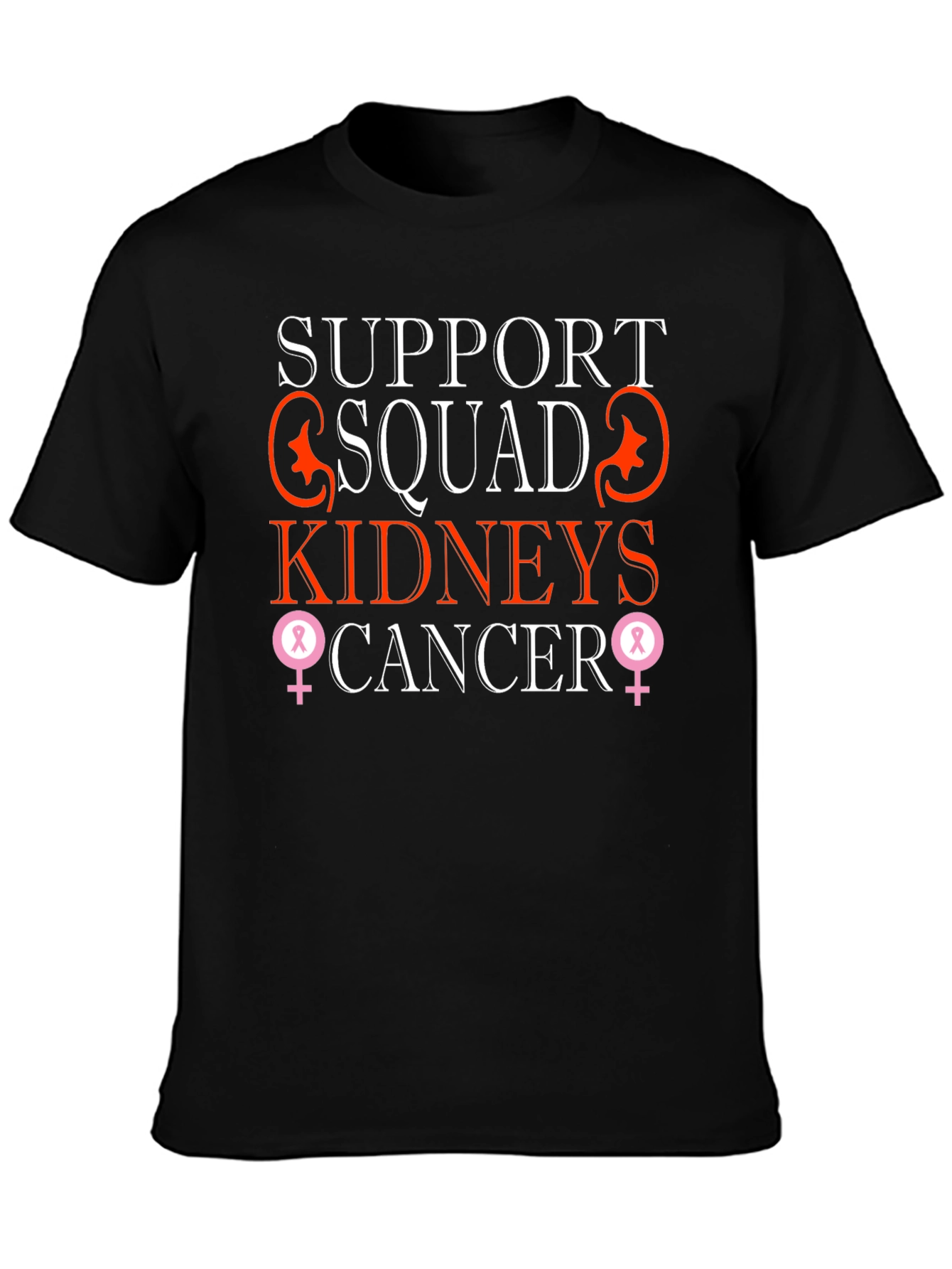 Support Squad Kidneys Cancer Awareness T-Shirt