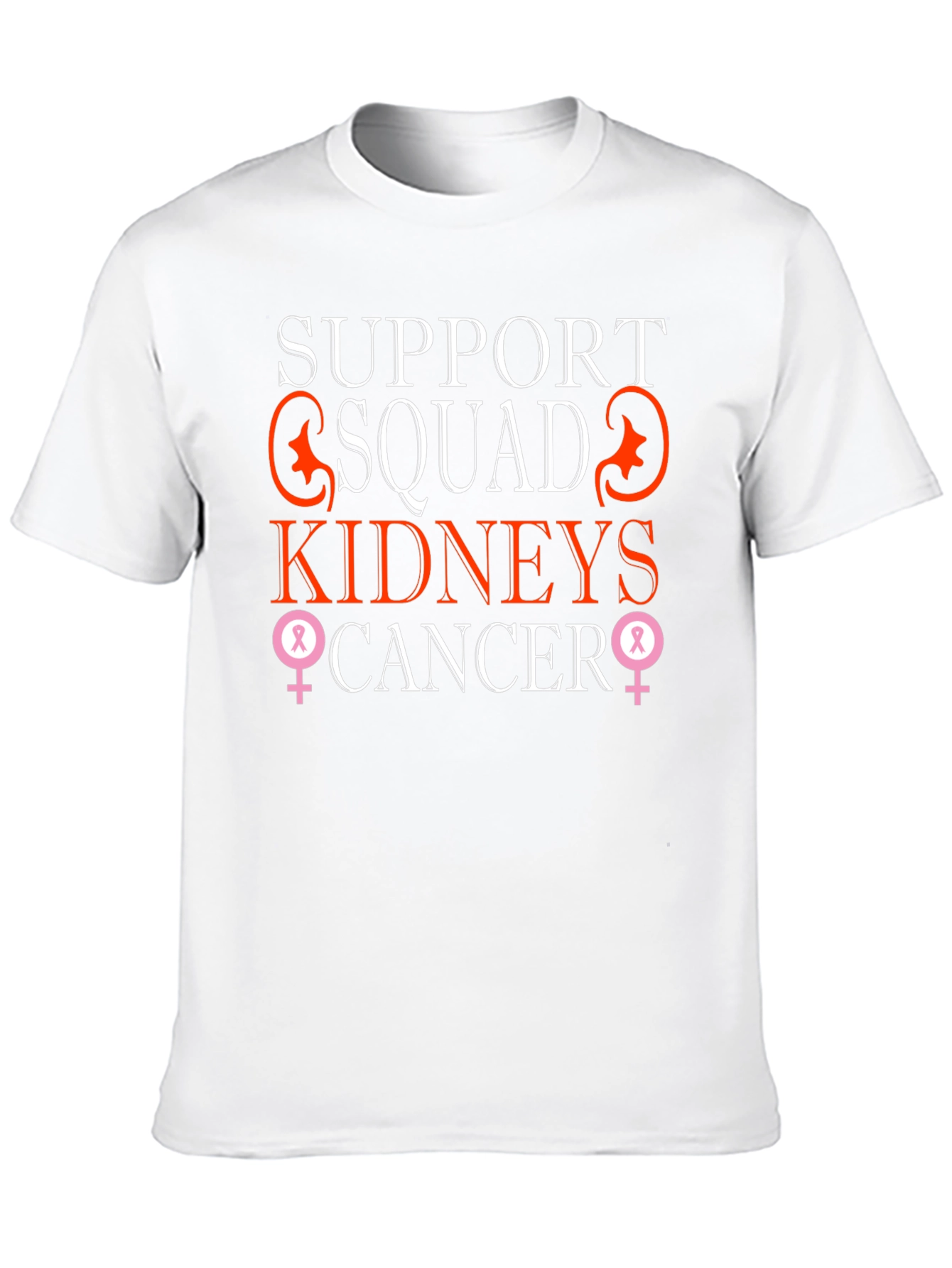 Support Squad Kidneys Cancer Awareness T-Shirt