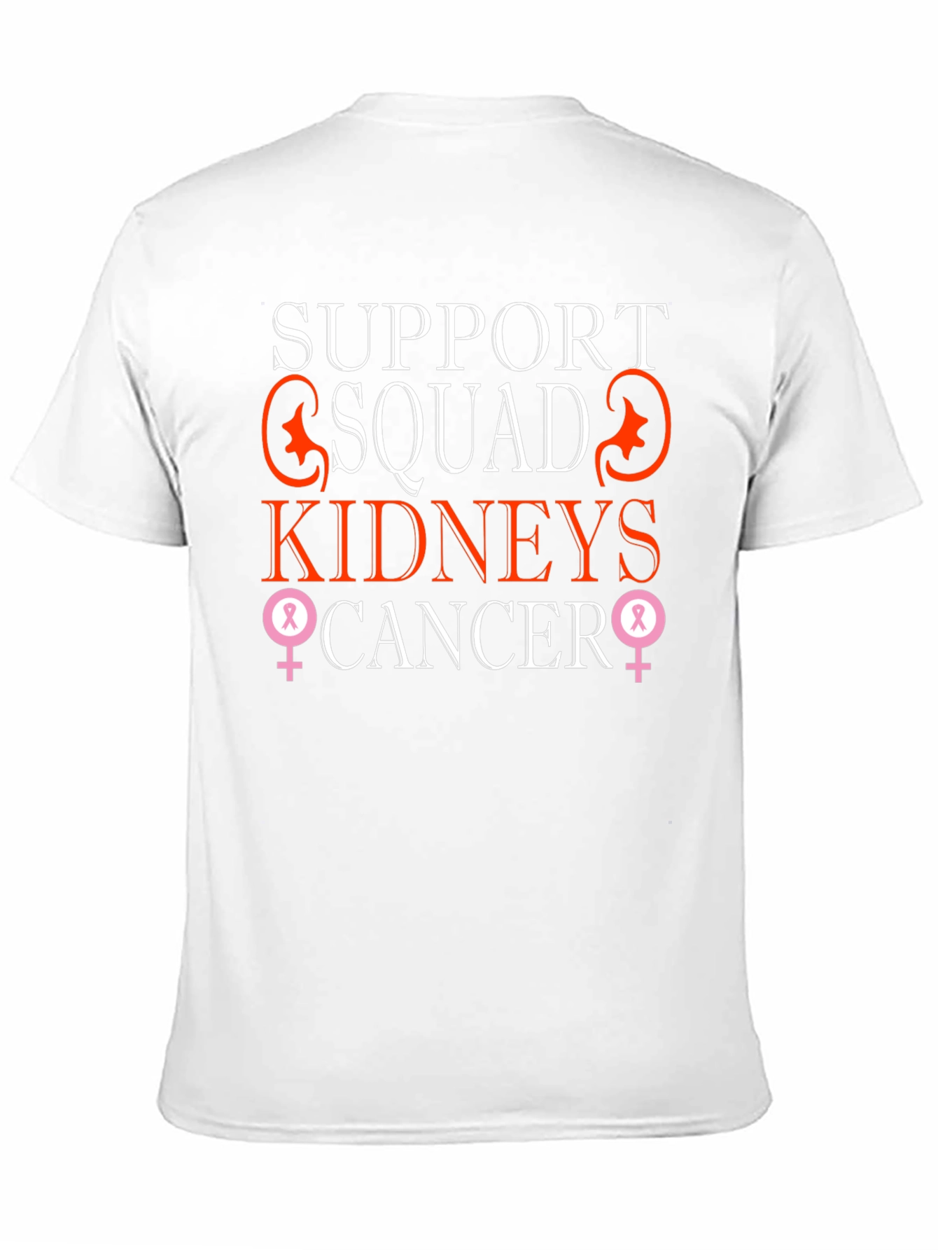 Support Squad Kidneys Cancer Awareness T-Shirt