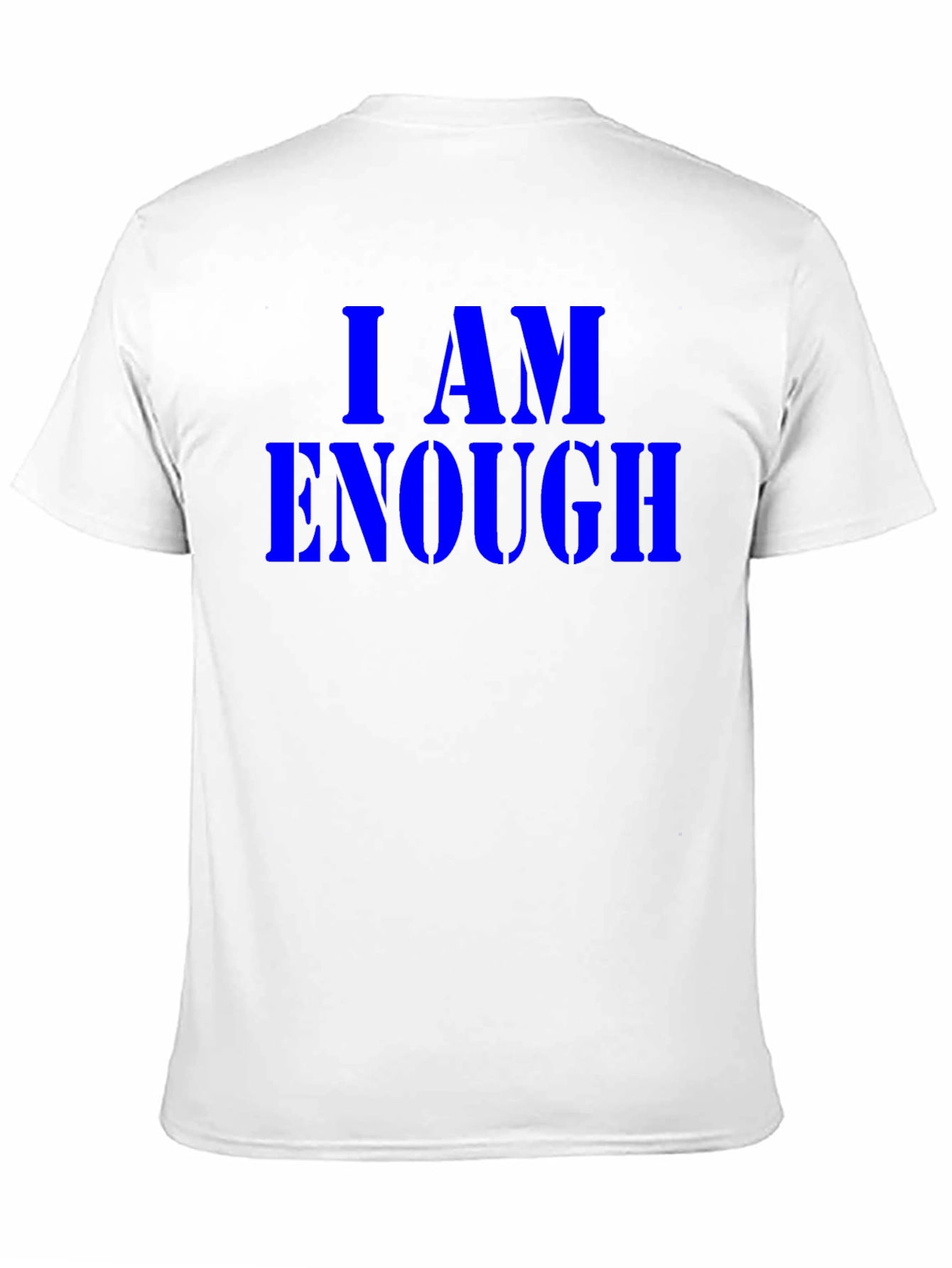 I AM ENOUGH Black Graphic Tee