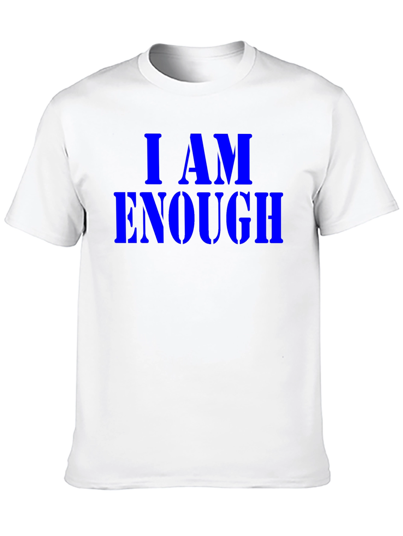 I AM ENOUGH Black Graphic Tee