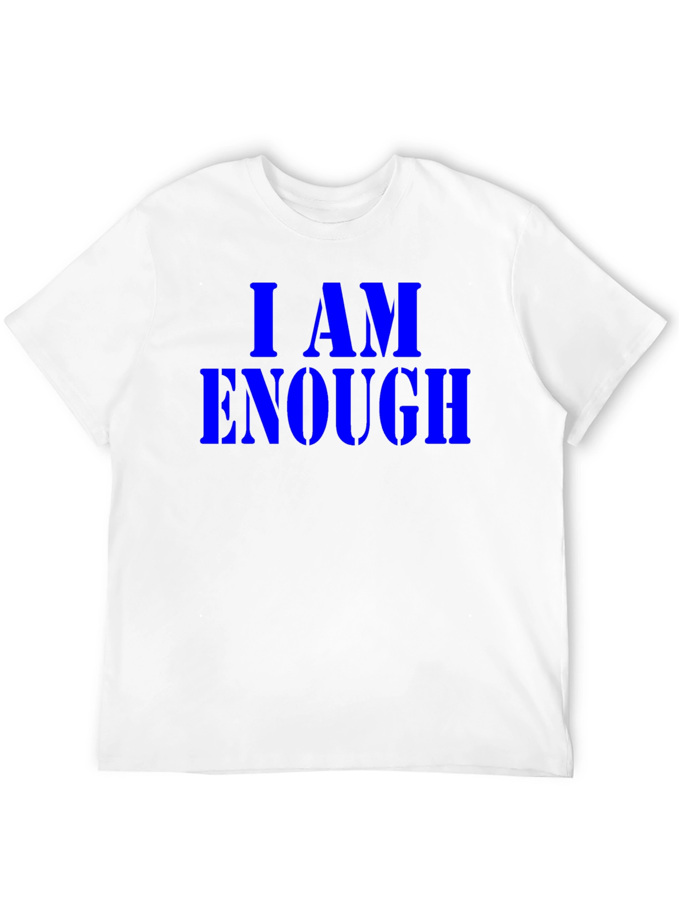I AM ENOUGH Black Graphic Tee