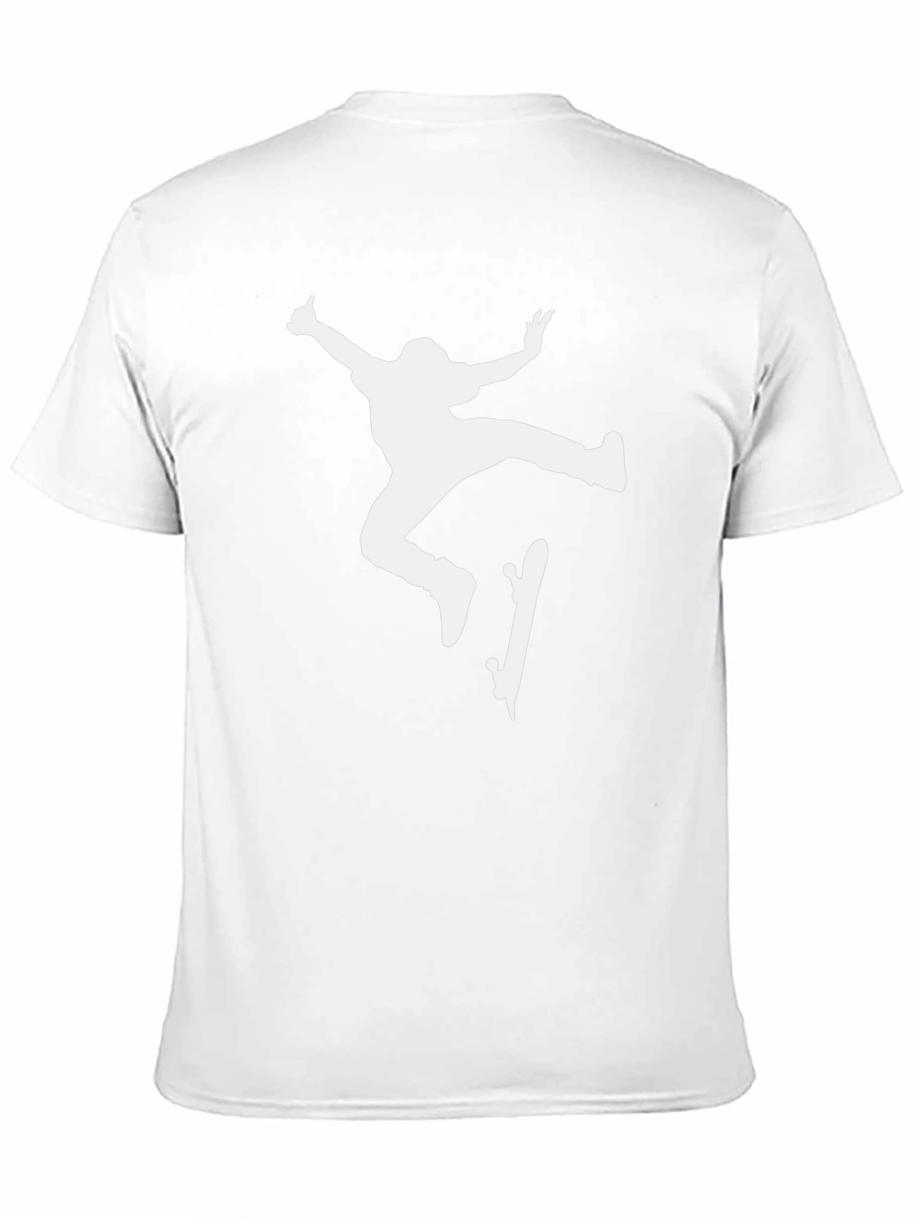 Skateboarder Graphic Tee - Cool Black T-Shirt