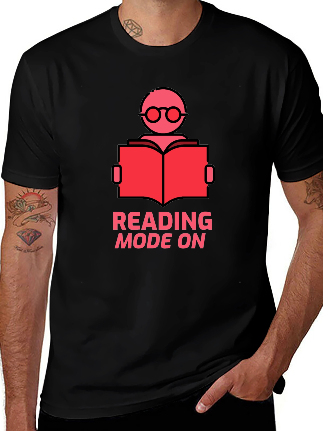 Reading Mode On T-Shirt
