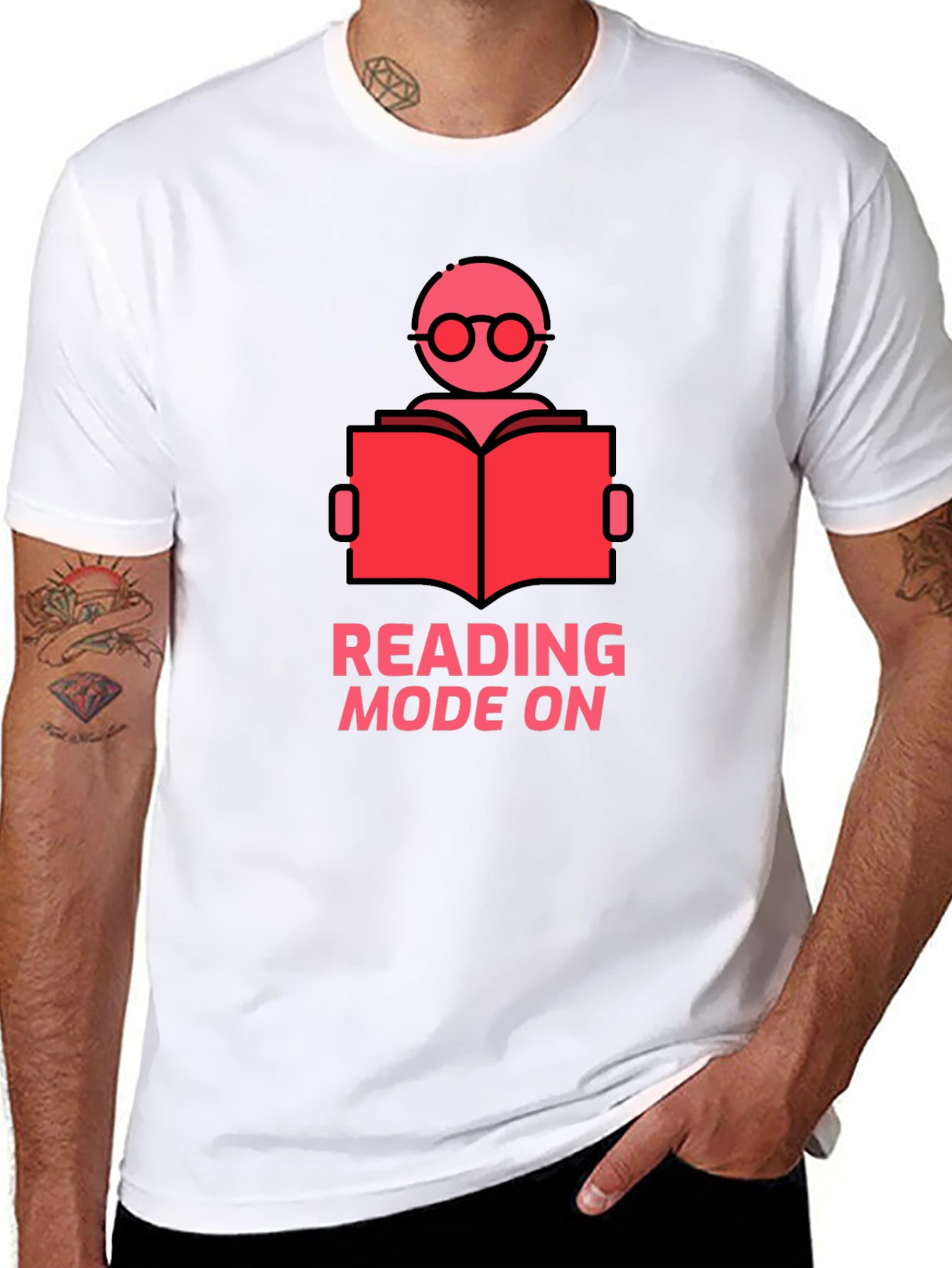 Reading Mode On T-Shirt