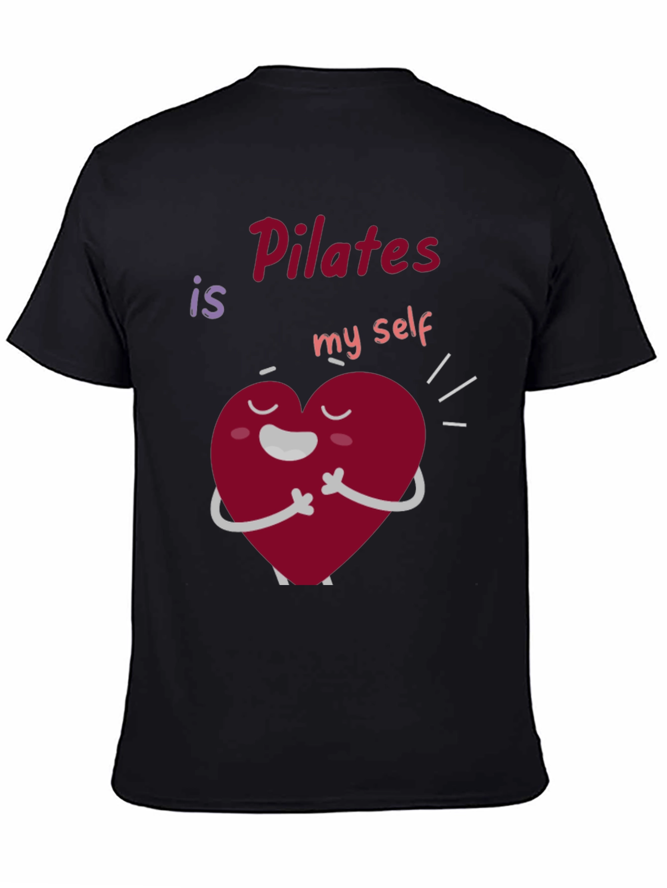 Pilates Is My Self Heart Graphic T-Shirt