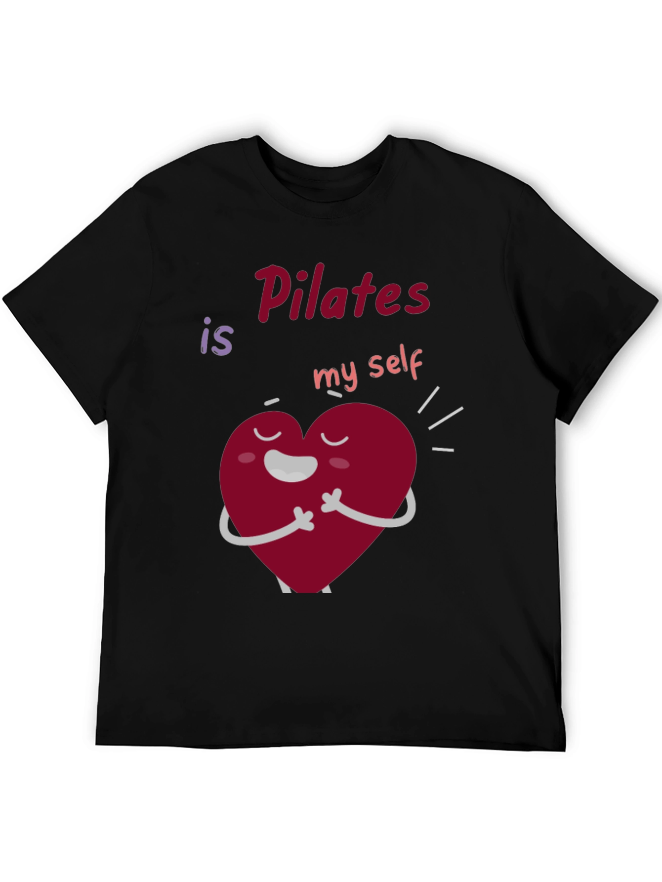 Pilates Is My Self Heart Graphic T-Shirt