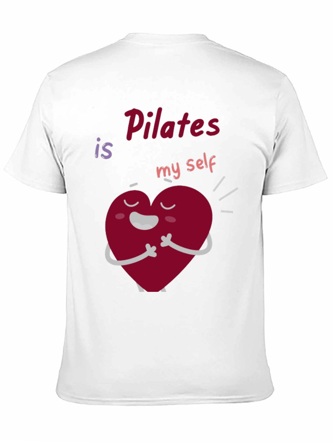 Pilates Is My Self Heart Graphic T-Shirt
