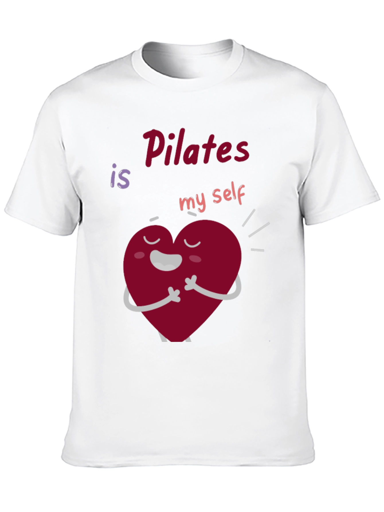 Pilates Is My Self Heart Graphic T-Shirt