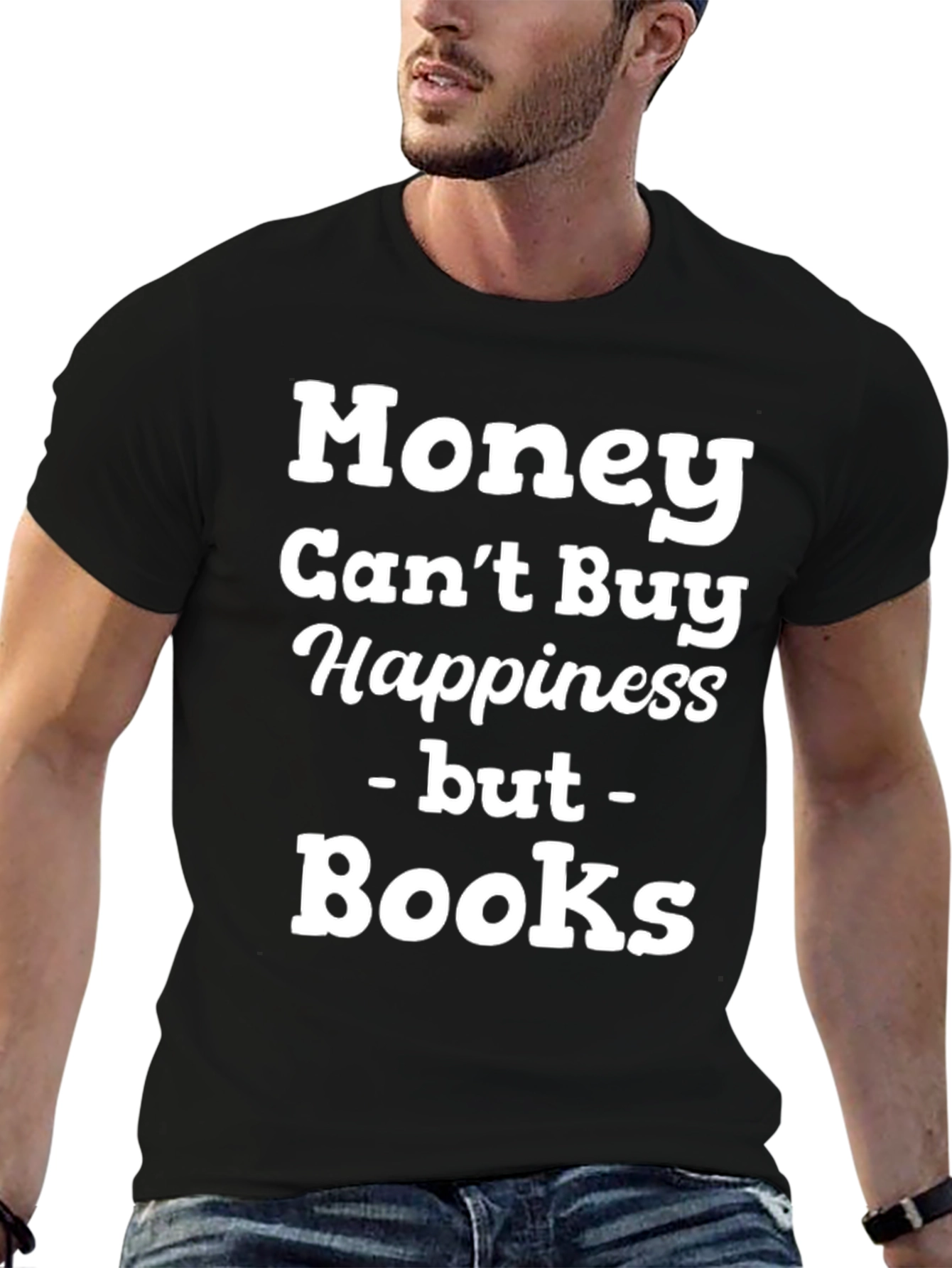 Money Cant Buy Happiness Books T-Shirt