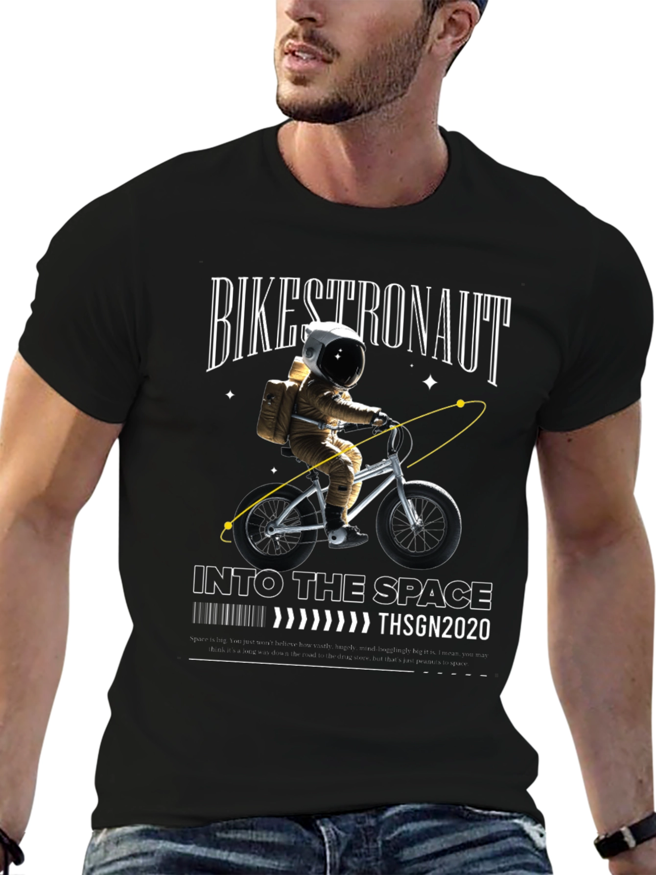 Bikestronaut T-Shirt - Space Adventure