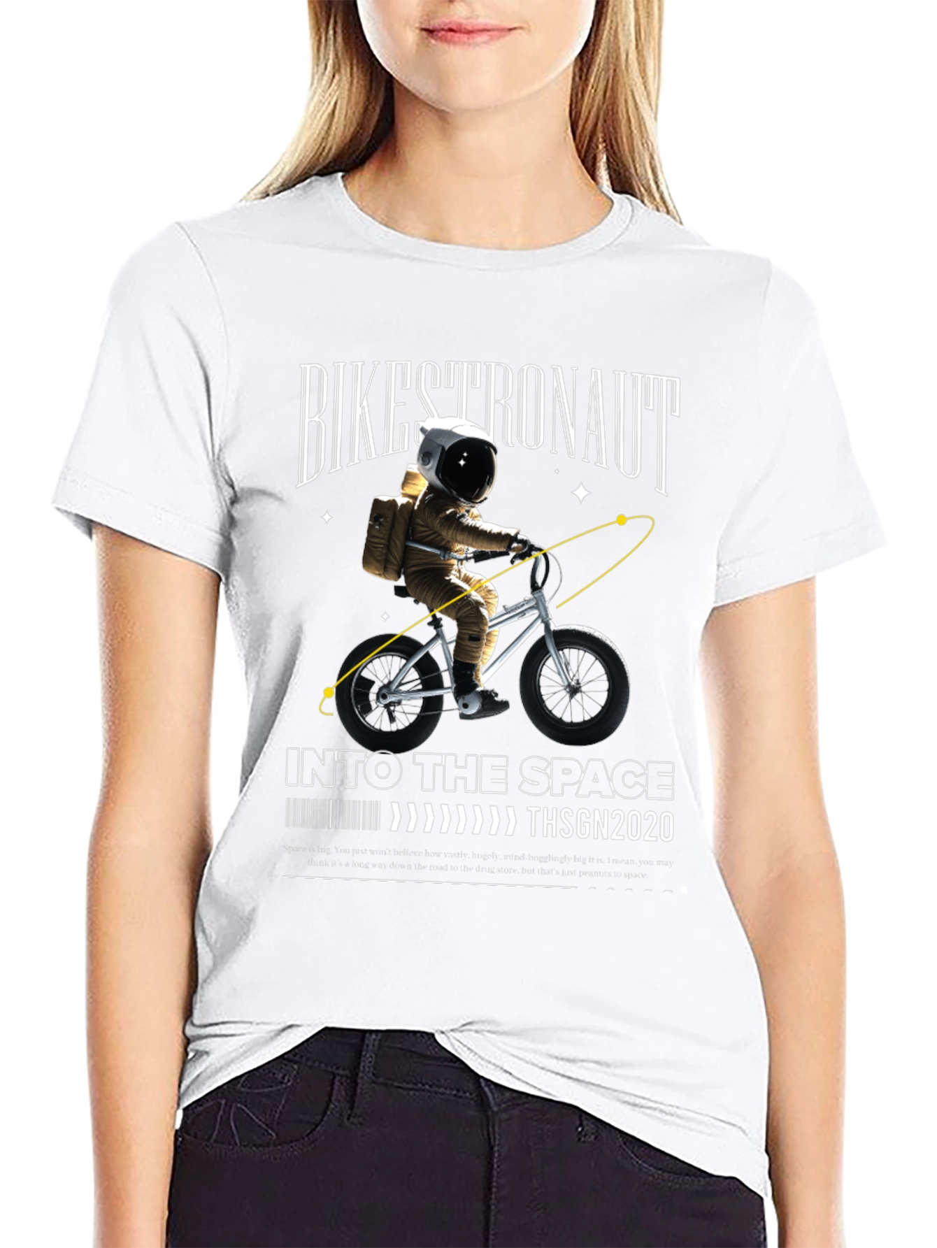 Bikestronaut T-Shirt - Space Adventure