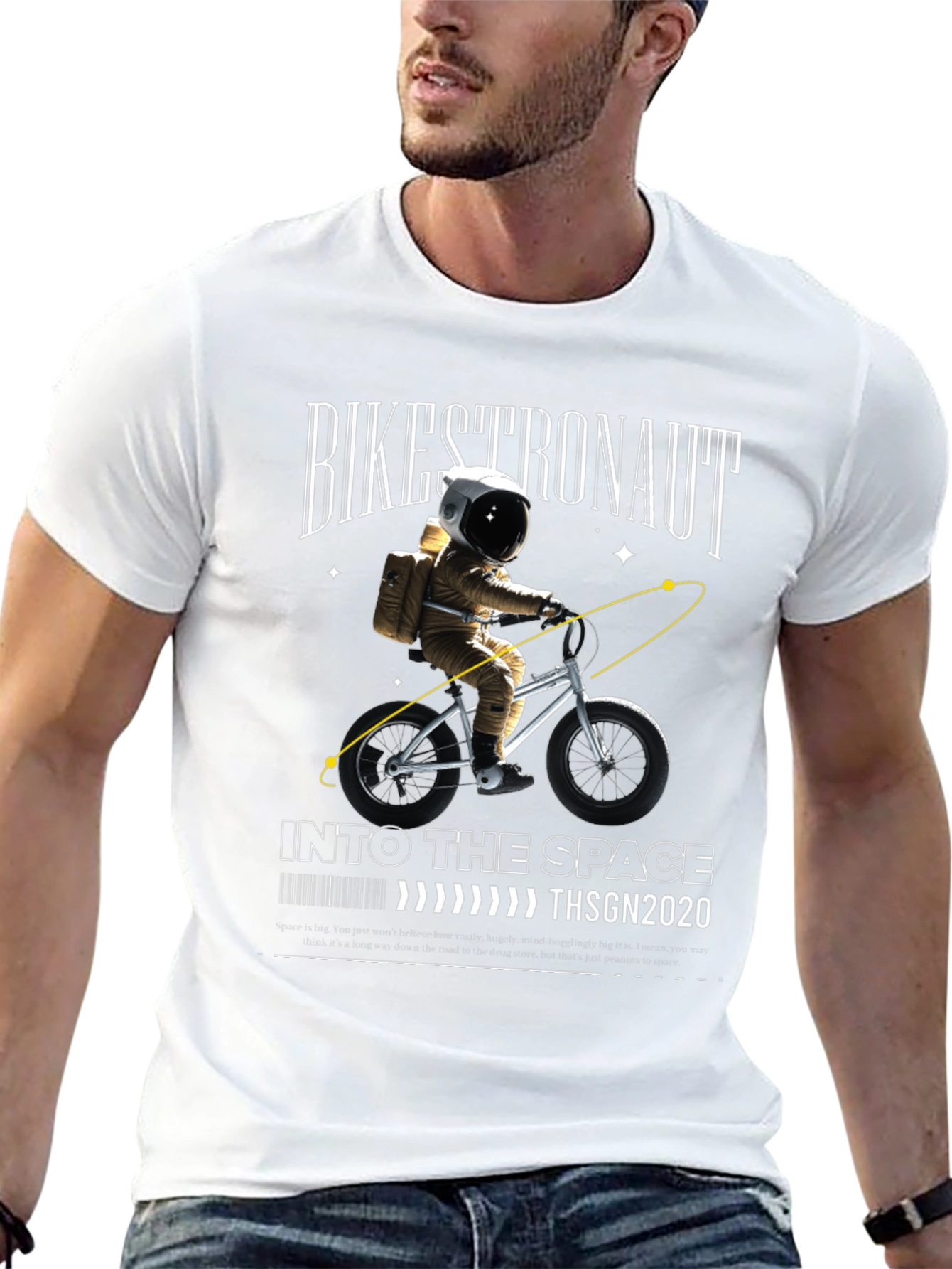 Bikestronaut T-Shirt - Space Adventure