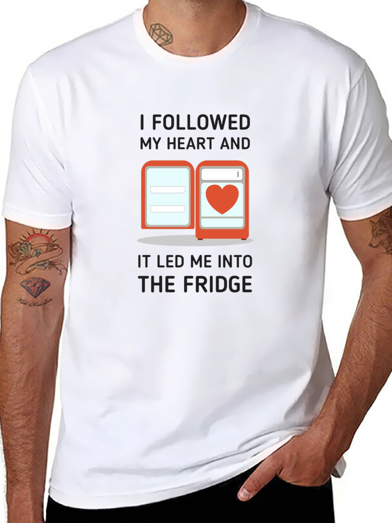 Follow Your Heart Fridge Graphic Tee