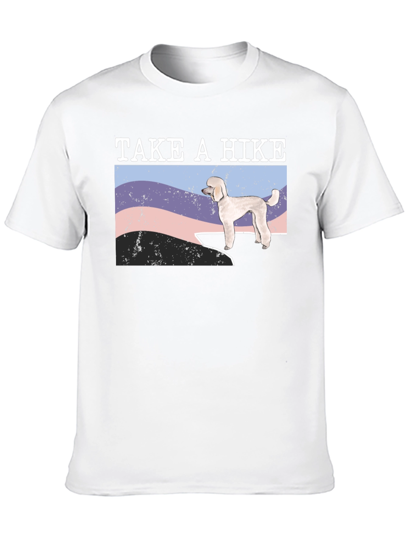 Take a Hike Poodle Graphic T-Shirt