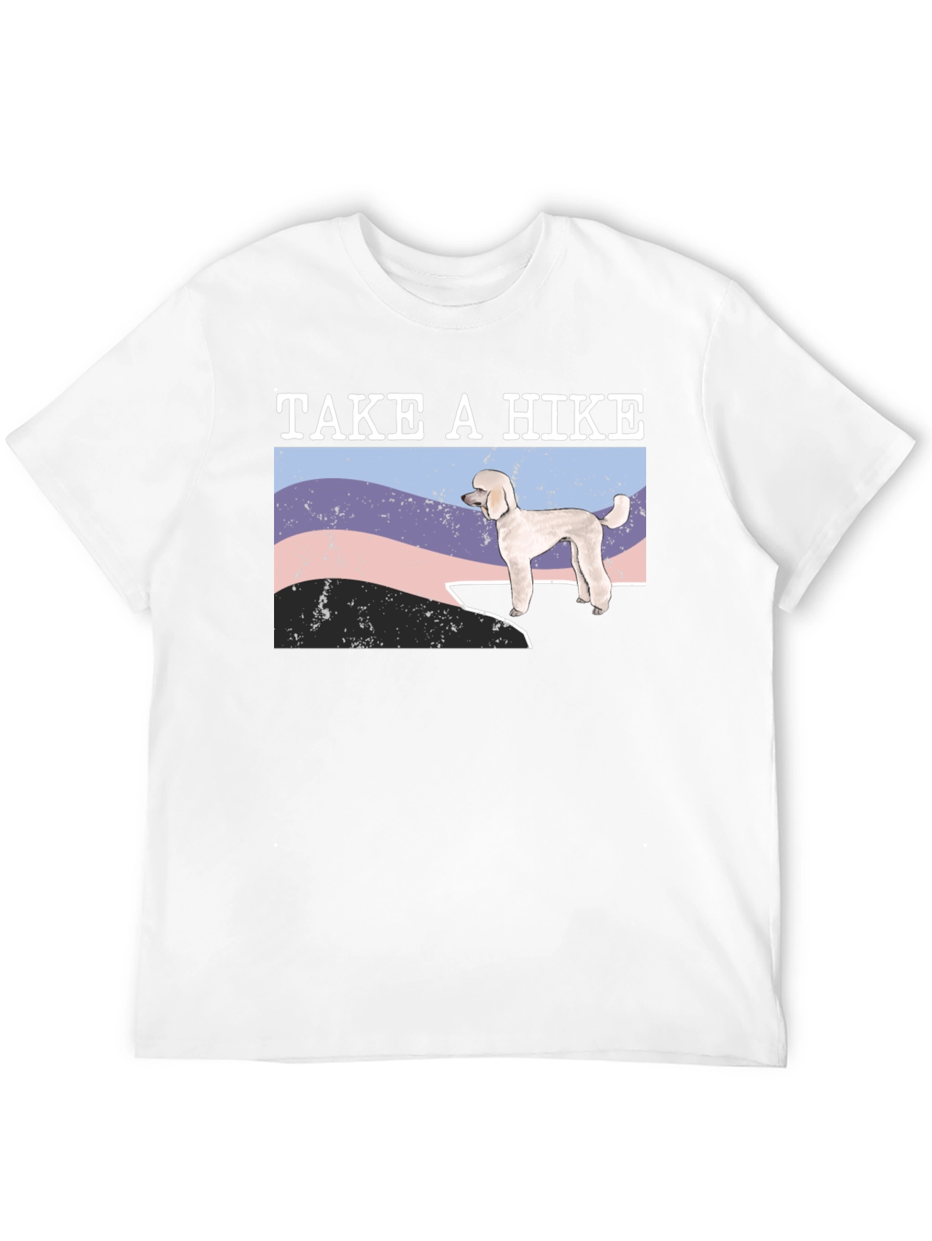 Take a Hike Poodle Graphic T-Shirt