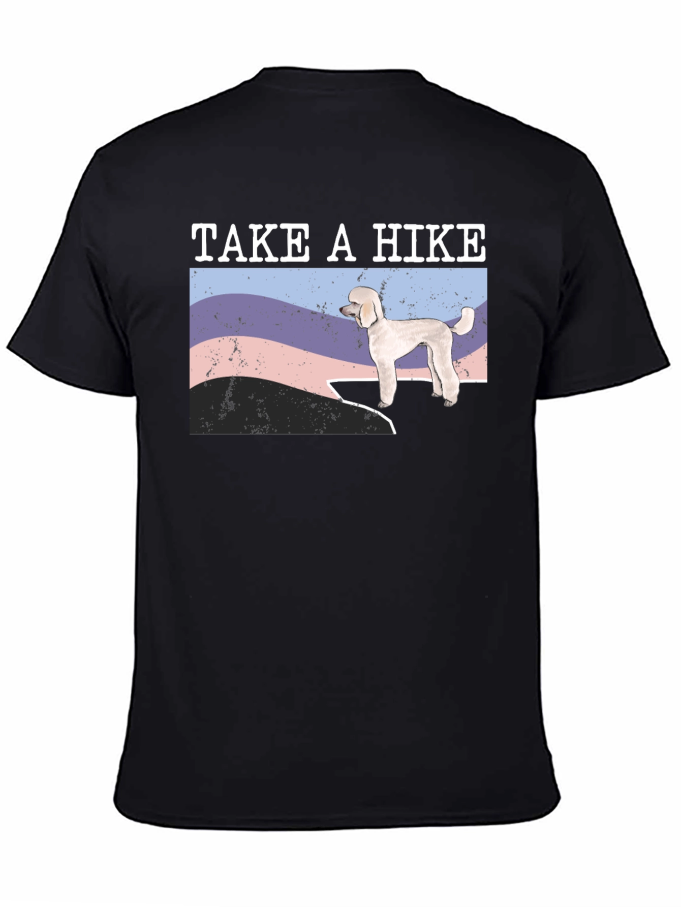 Take a Hike Poodle Graphic T-Shirt