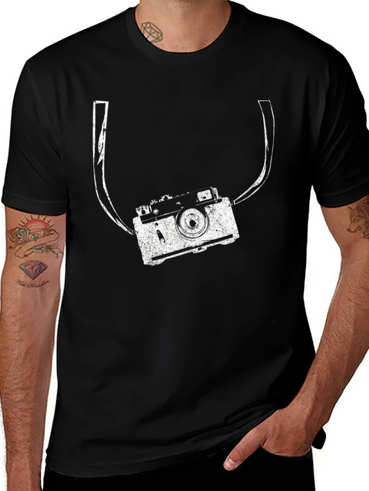 Vintage Camera Graphic Tee - Photographers Essential