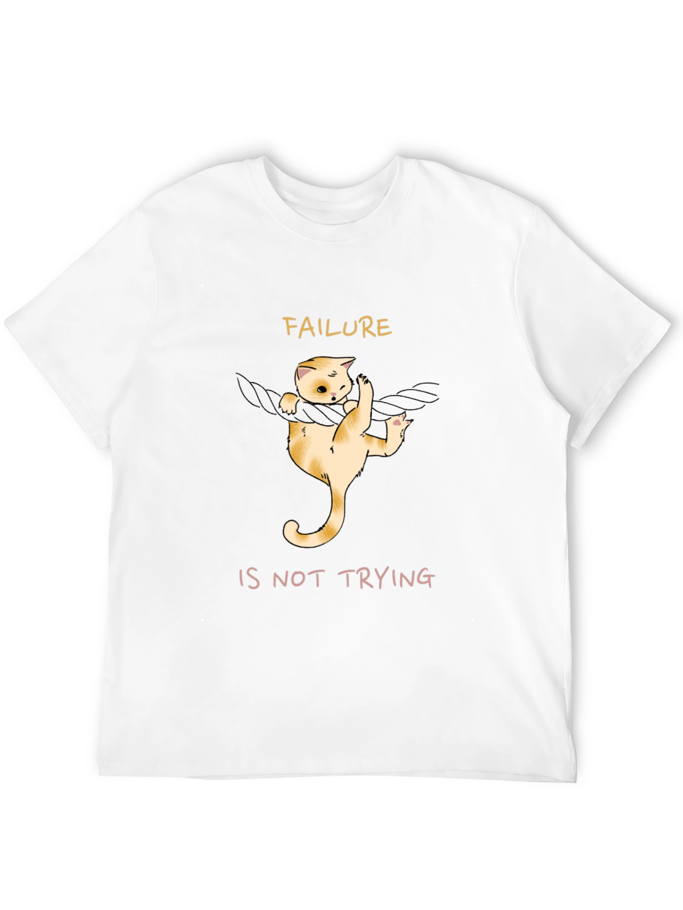 Failure Is Not Trying Cat Graphic Tee