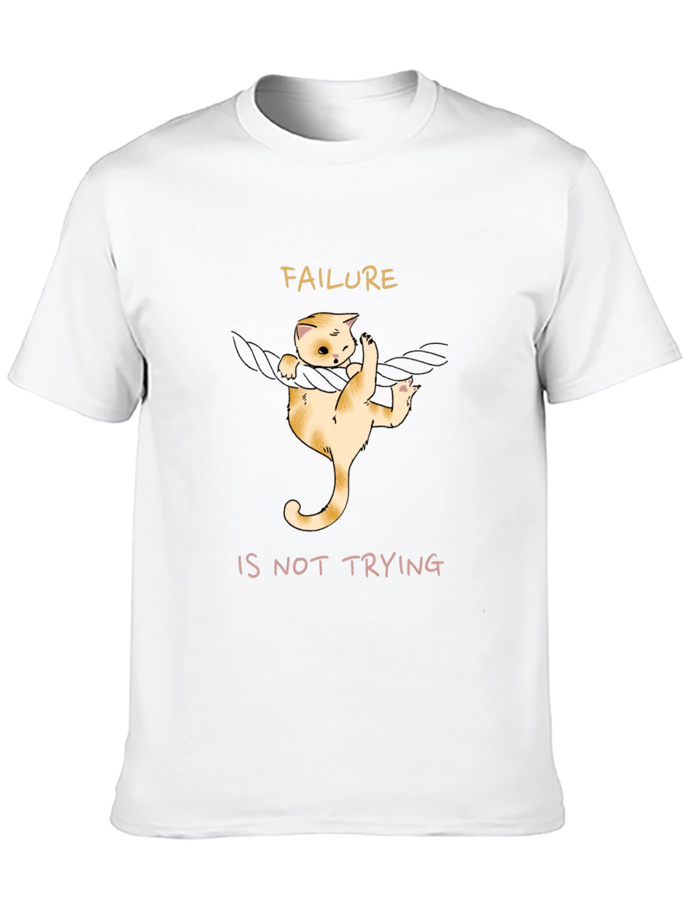 Failure Is Not Trying Cat Graphic Tee