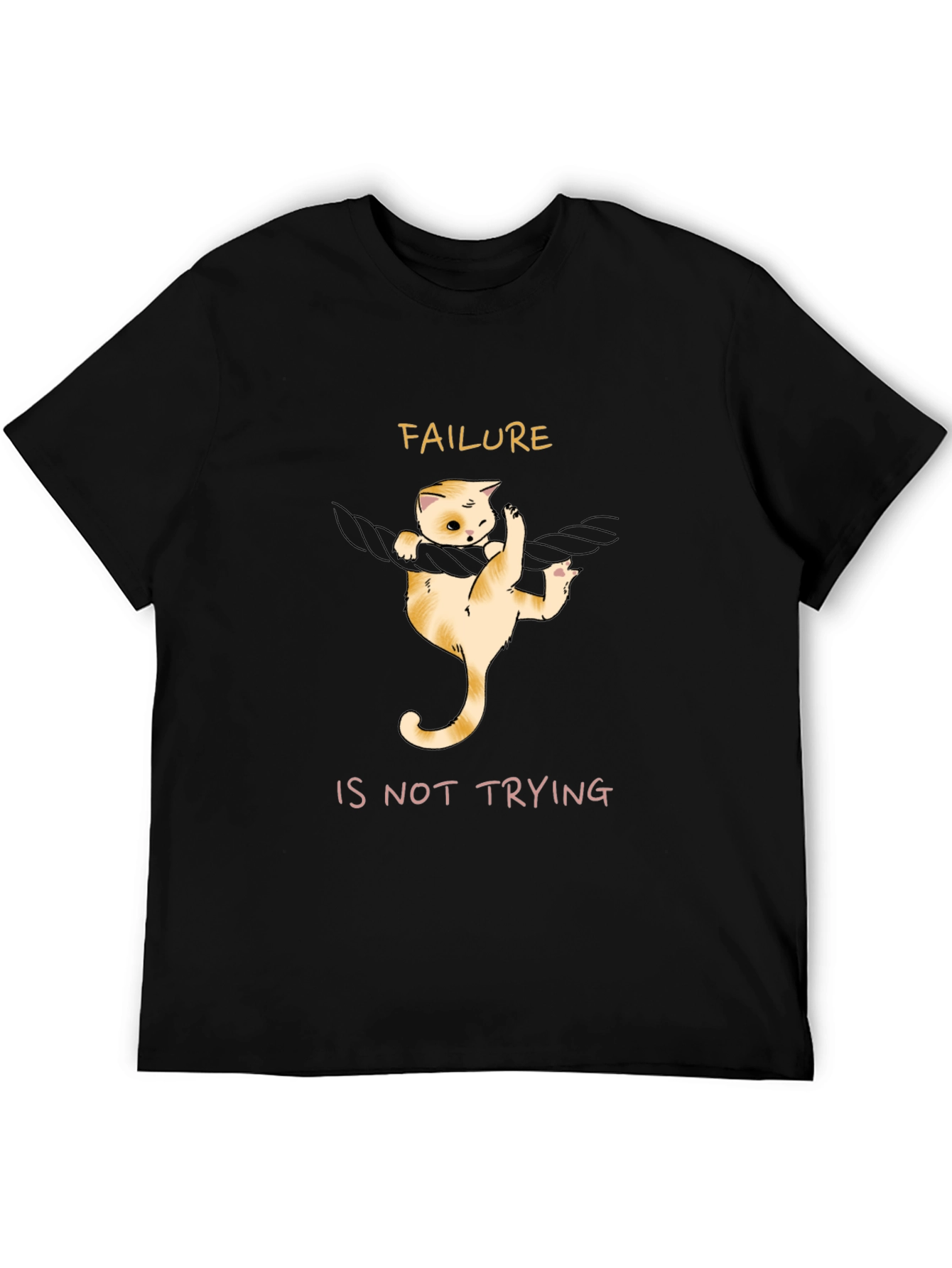 Failure Is Not Trying Cat Graphic Tee