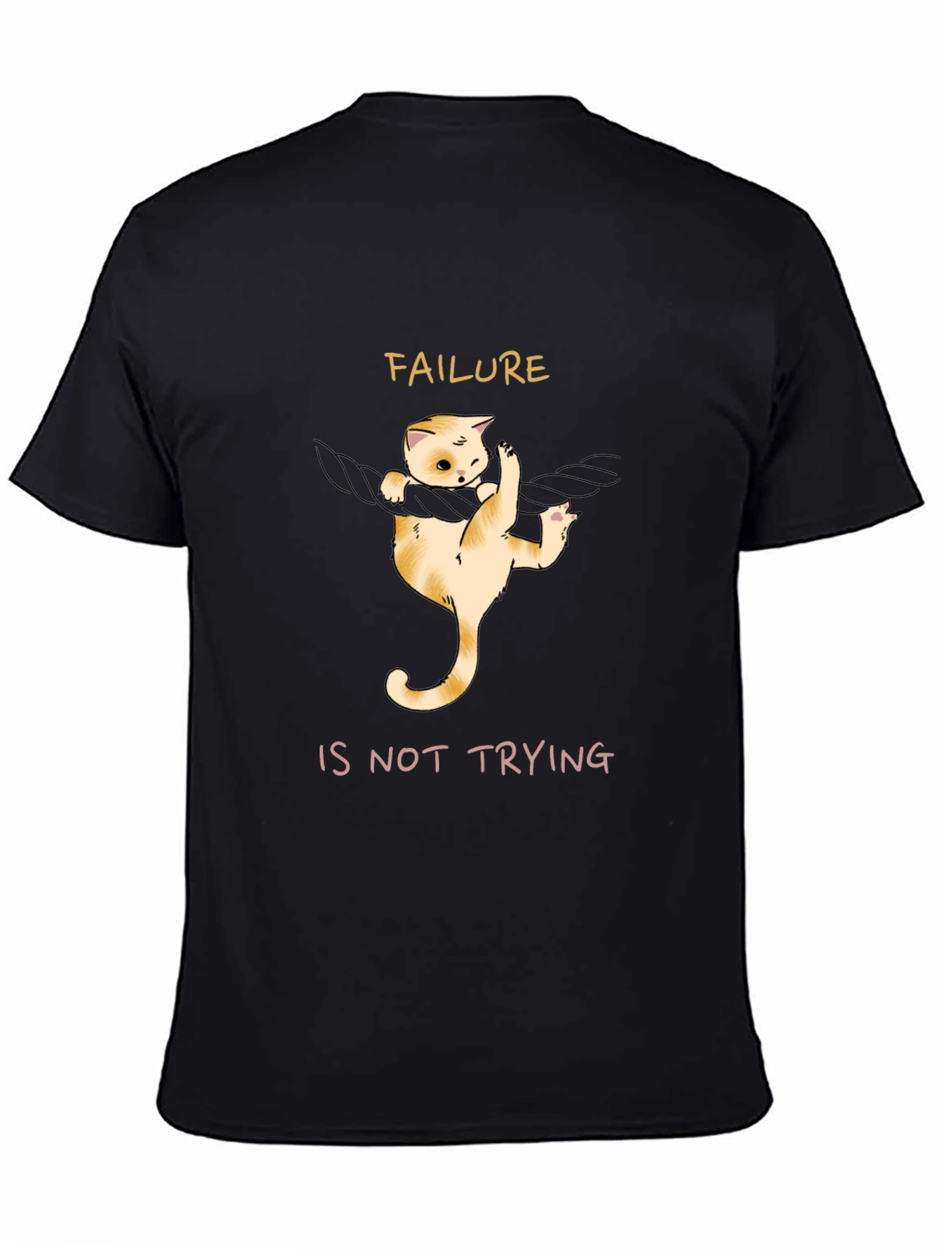 Failure Is Not Trying Cat Graphic Tee