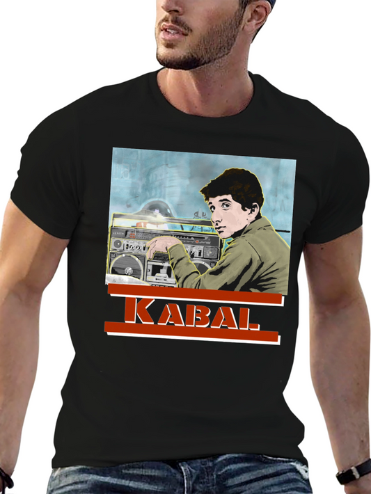 Retro Kabal T-Shirt with Boombox Design