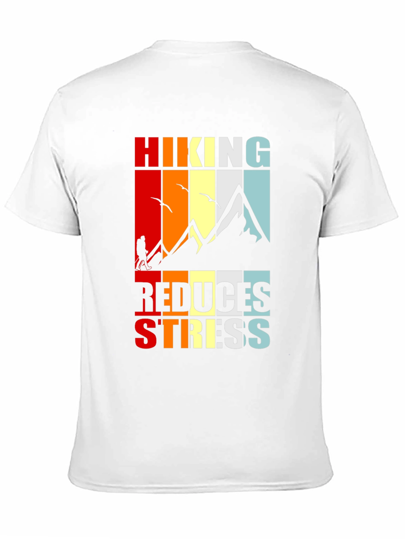 Hiking Reduces Stress Graphic T-Shirt