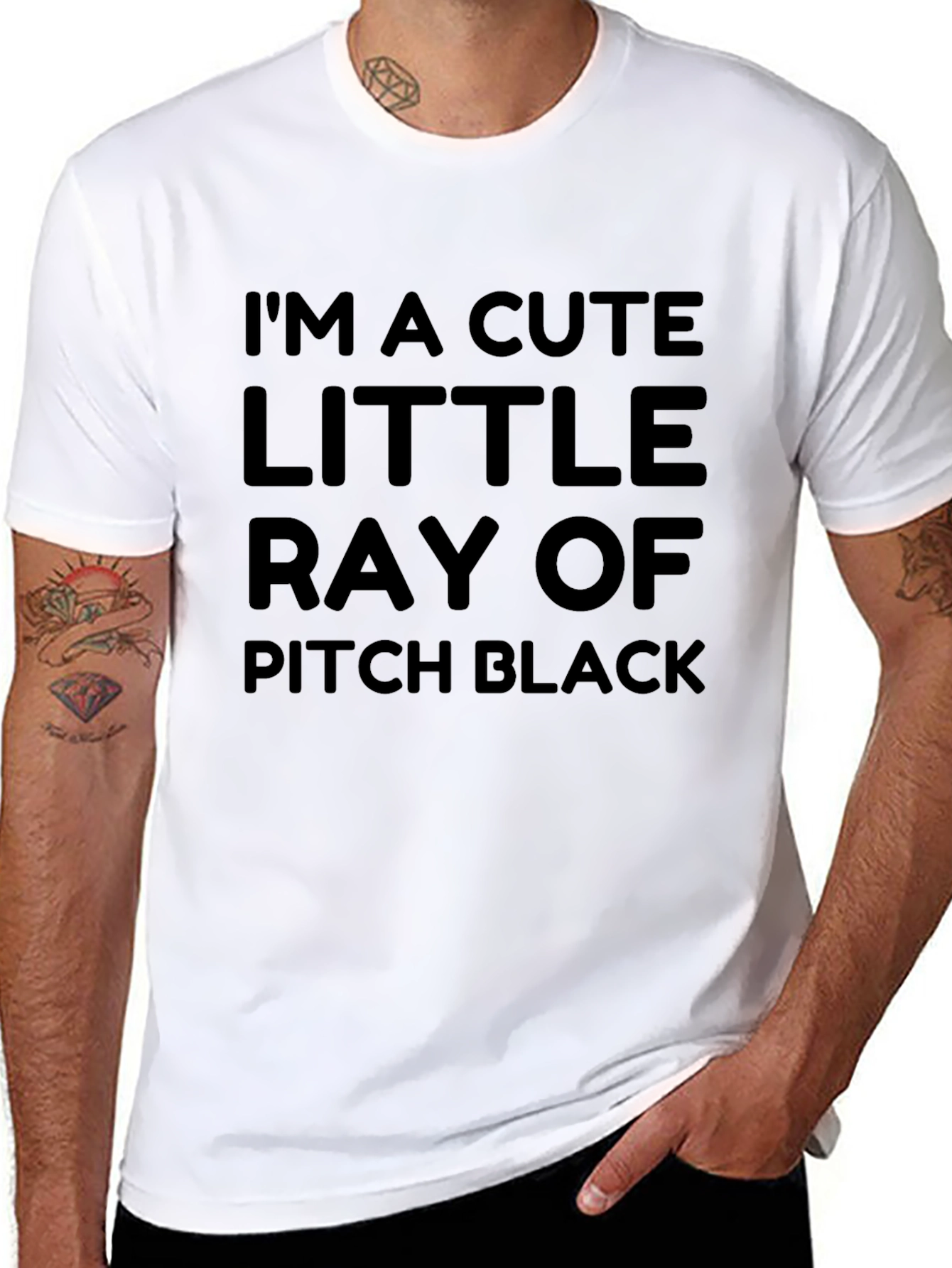 Cute Little Ray of Pitch Black T-Shirt