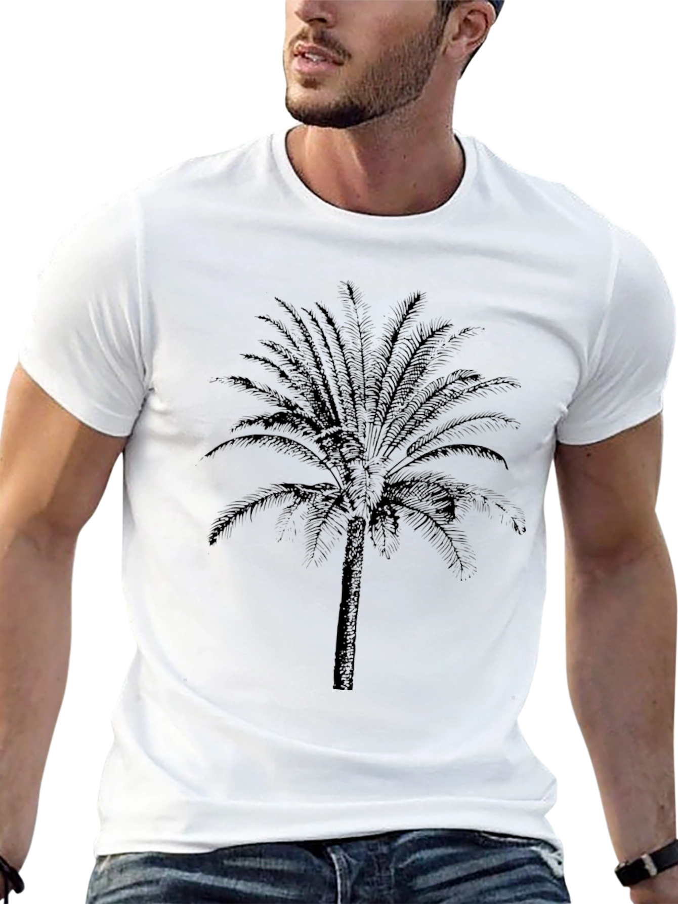 Palm Tree Graphic Tee - Stylish & Comfortable