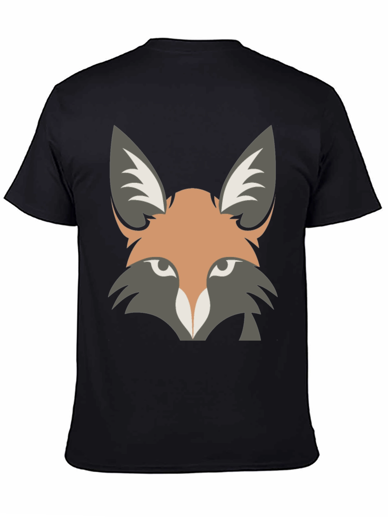 Fox Graphic Tee - Black Unisex T-Shirt