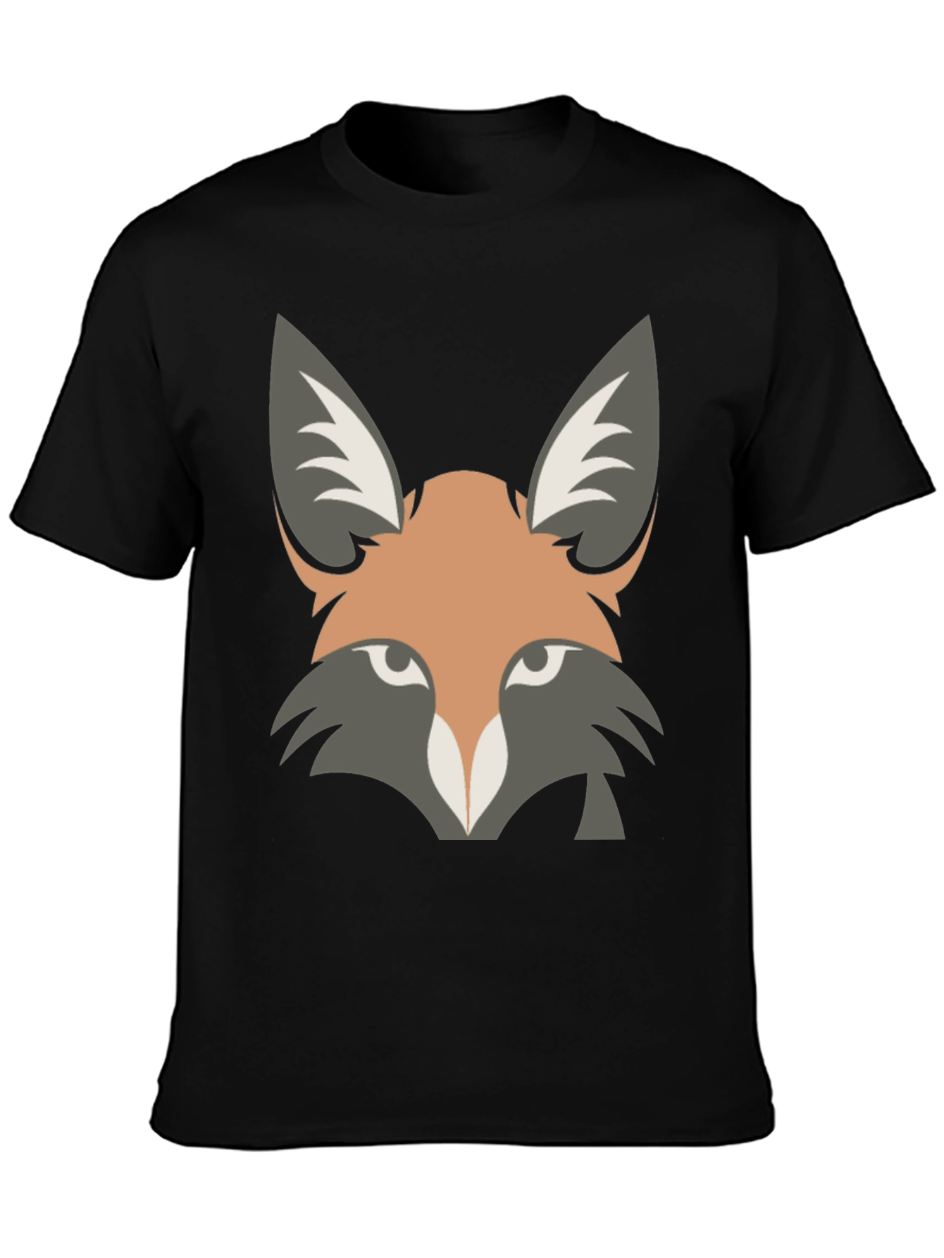 Fox Graphic Tee - Black Unisex T-Shirt