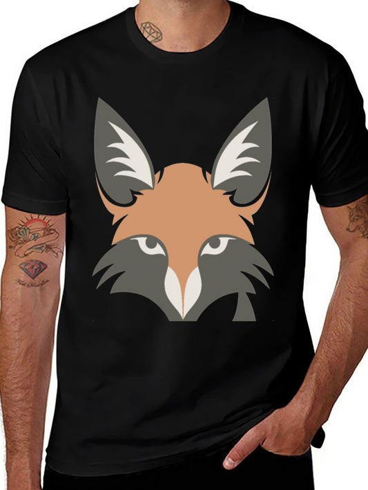 Fox Graphic Tee - Black Unisex T-Shirt