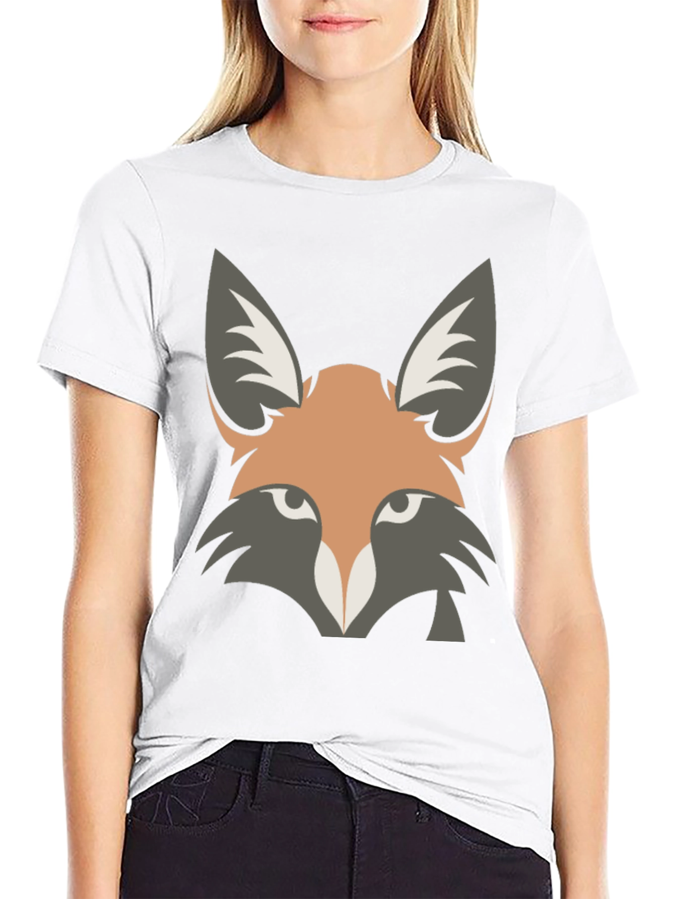 Fox Graphic Tee - Black Unisex T-Shirt