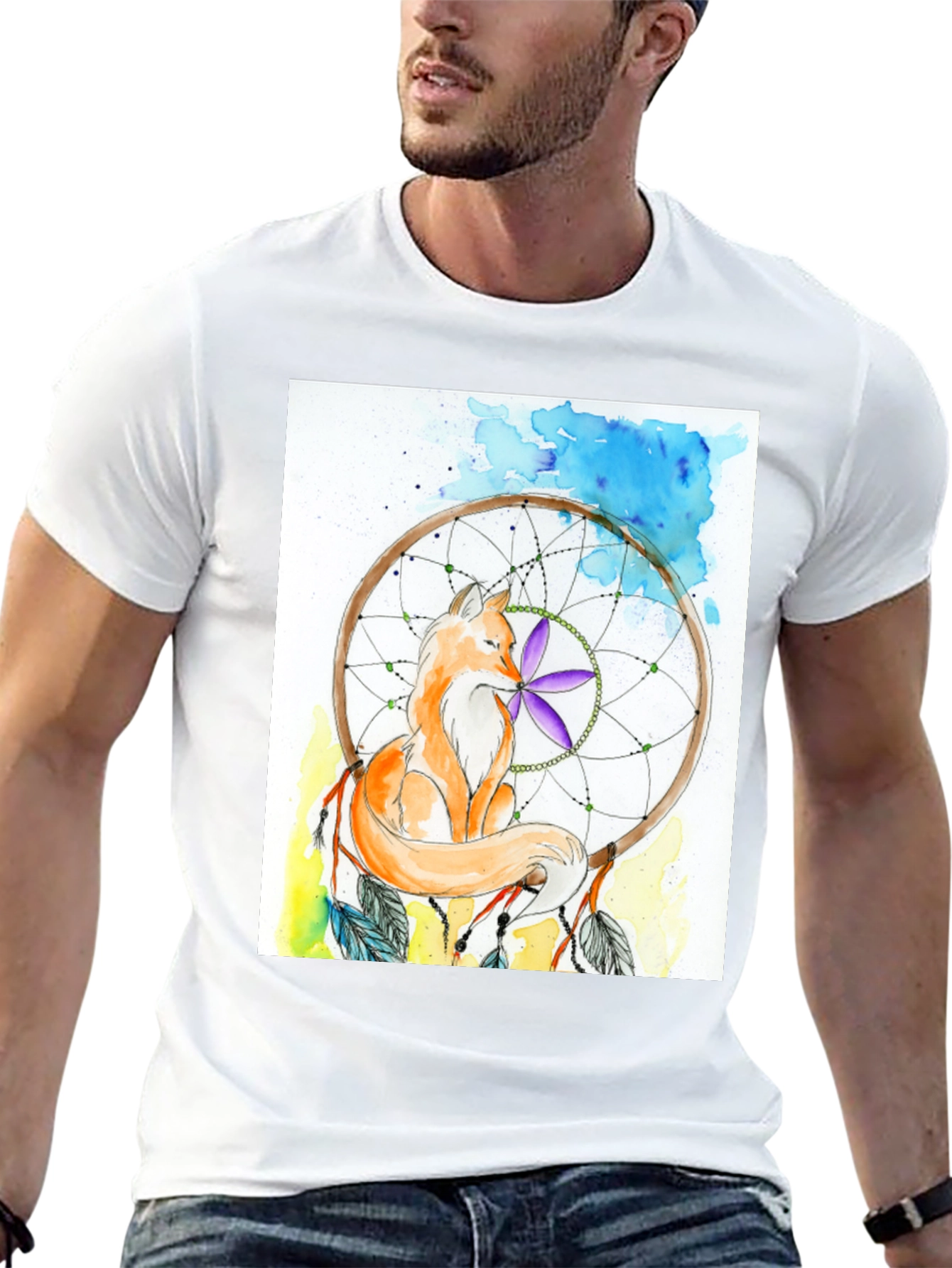 Fox Dreamcatcher Graphic Tee - Unisex