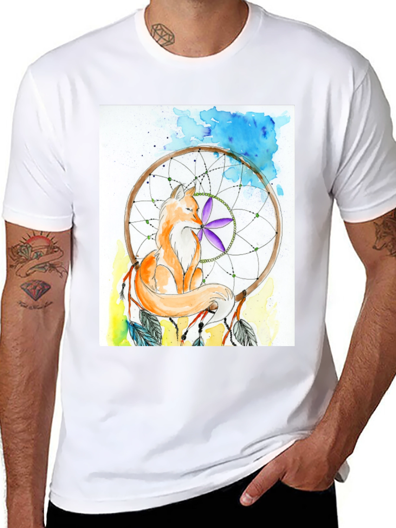 Fox Dreamcatcher Graphic Tee - Unisex
