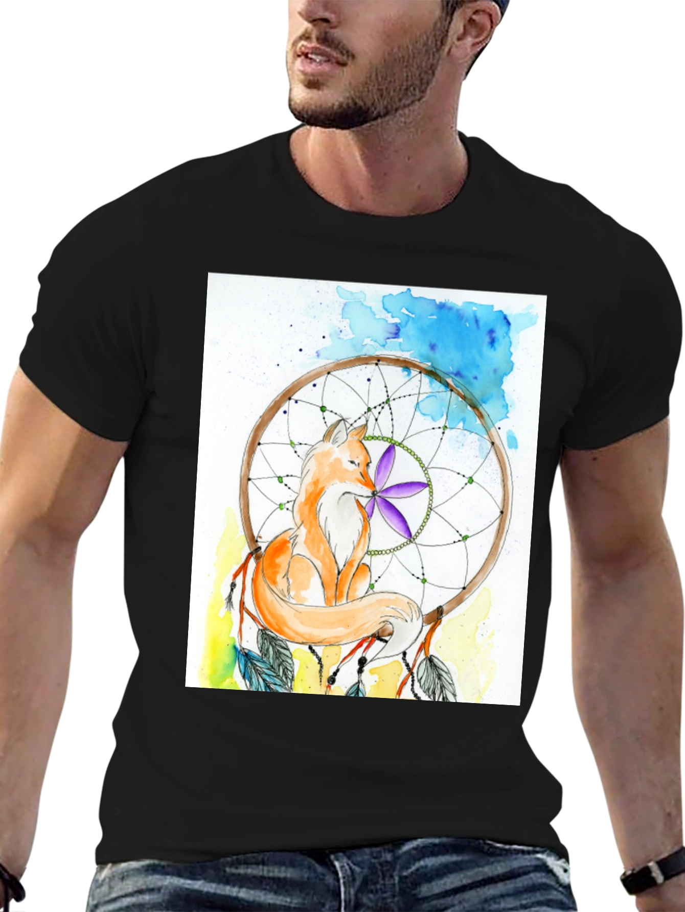 Fox Dreamcatcher Graphic Tee - Unisex